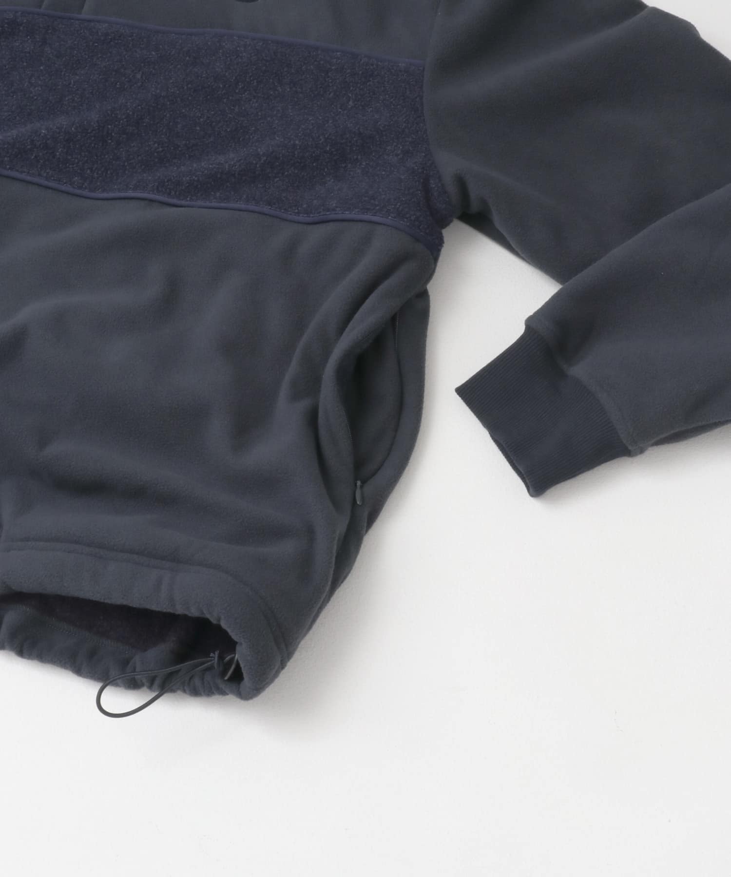 OOPS　マイクロフリースハーフジップ NAVY M