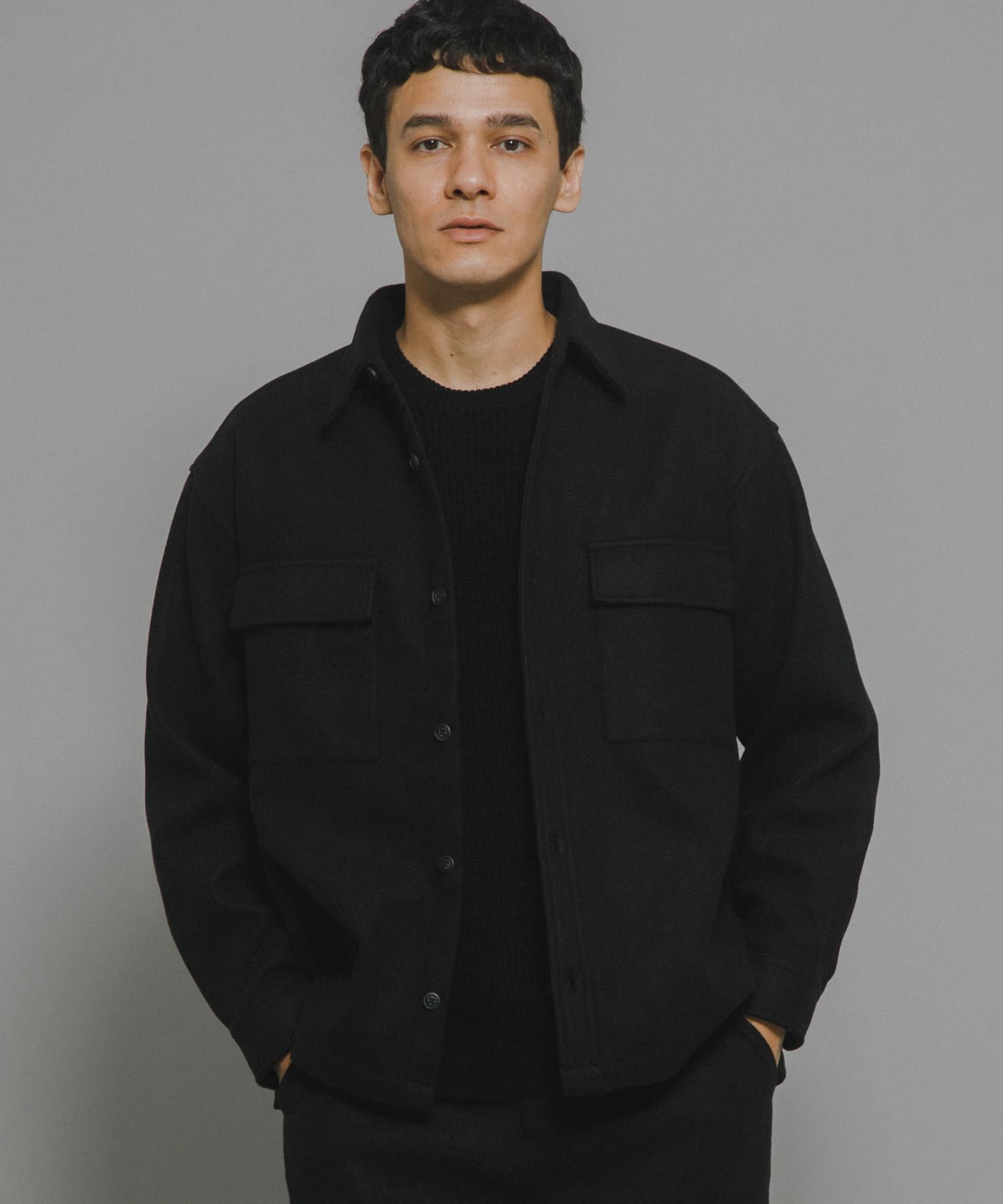 ソフトメルトンCPOシャツジャケット