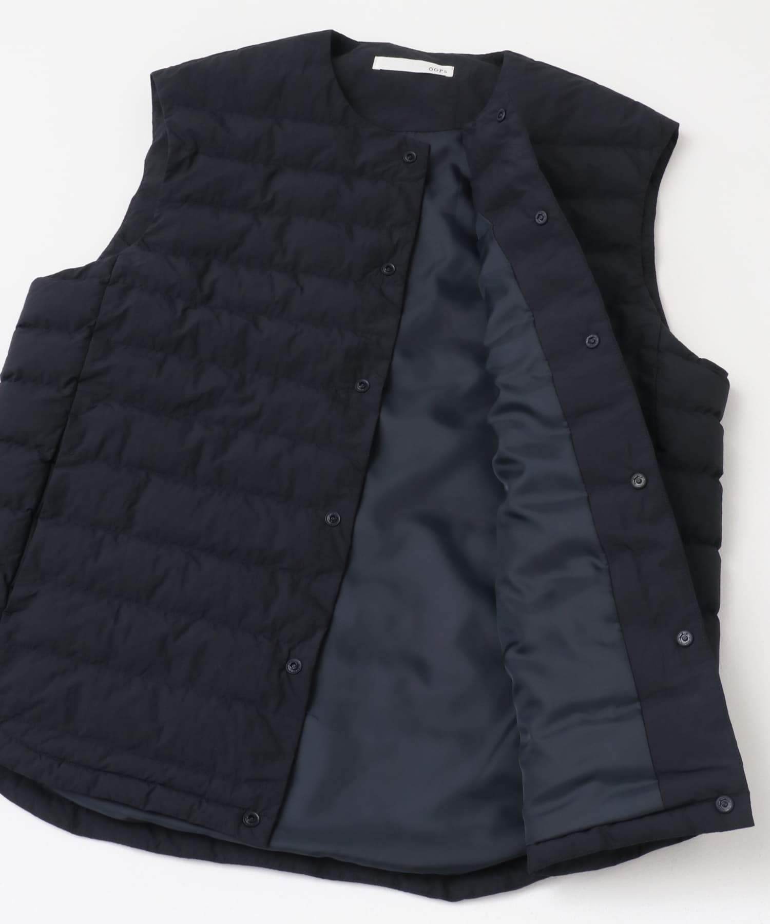 OOPS　インナー中綿ベスト NAVY M