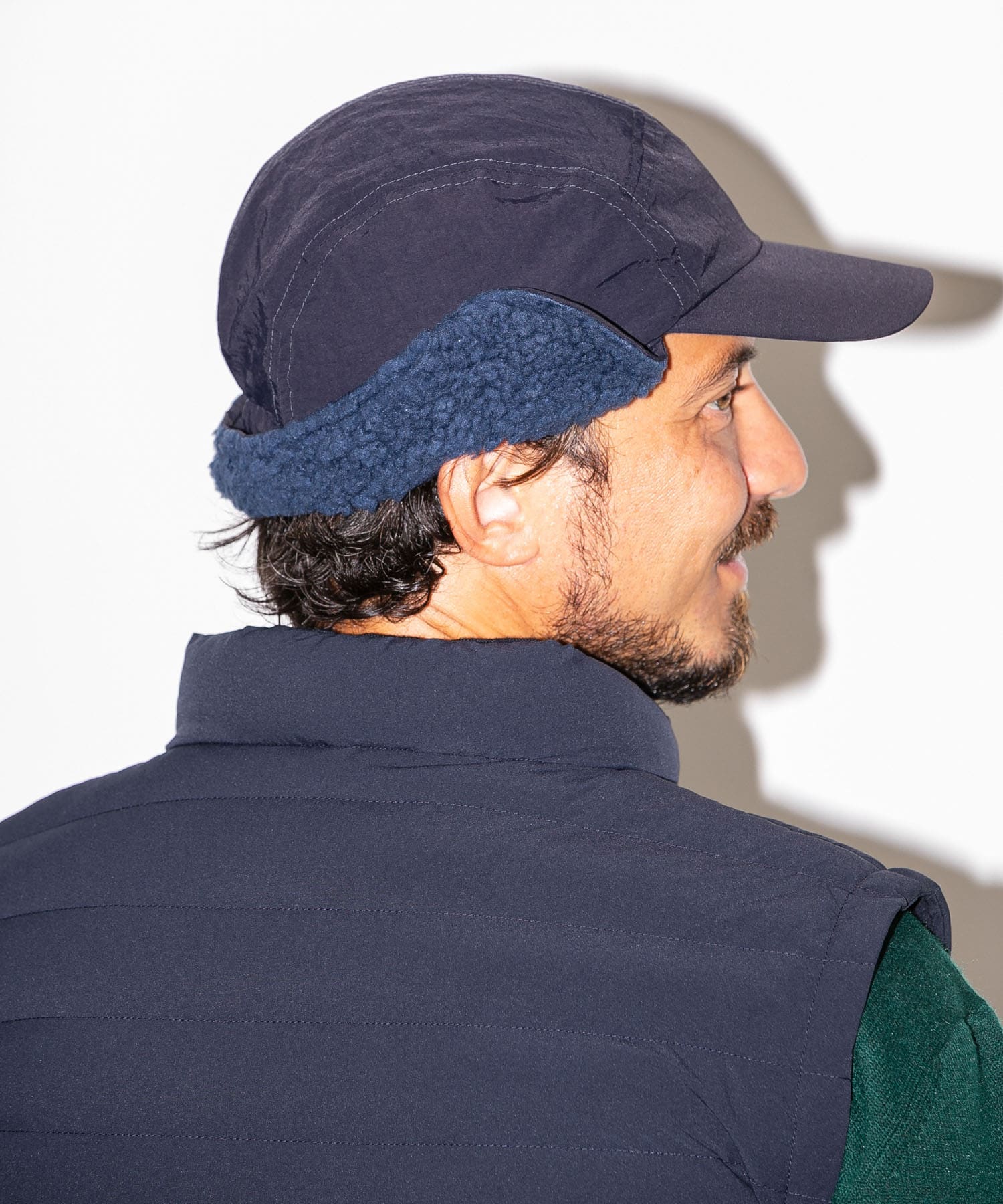 OOPS　イヤーフラップボアキャップ NAVY one