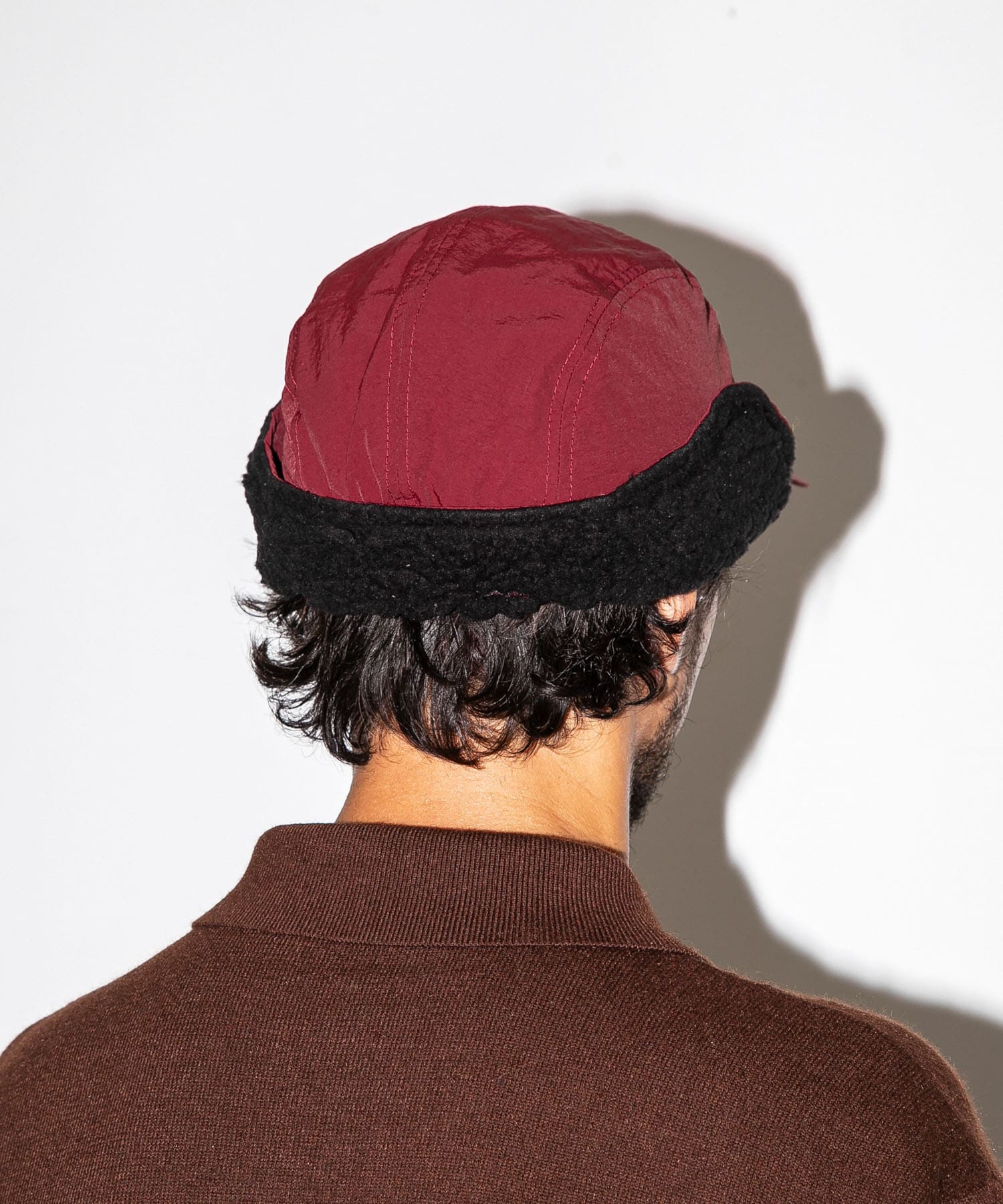 OOPS　イヤーフラップボアキャップ BURGUNDY one