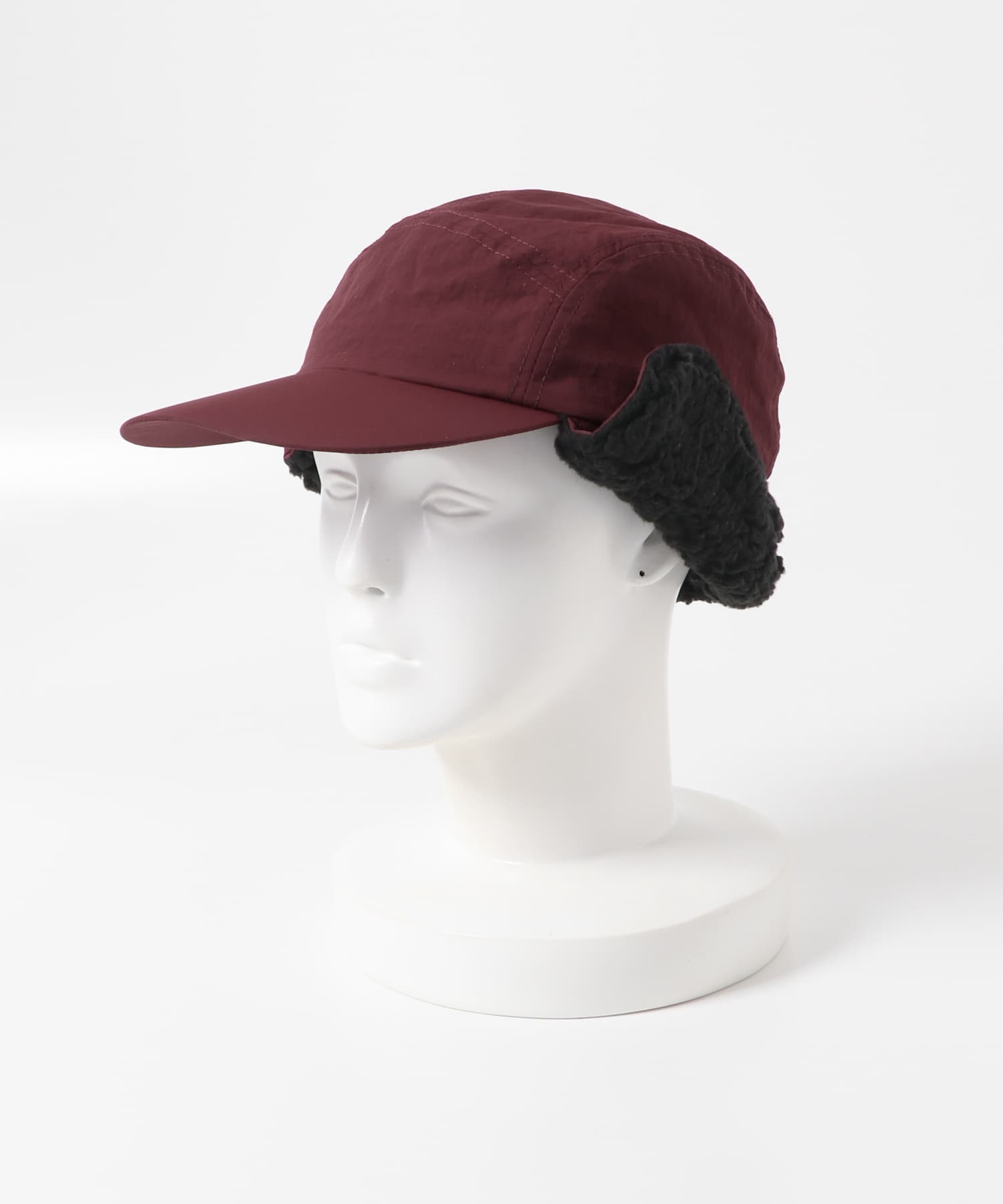OOPS　イヤーフラップボアキャップ BURGUNDY one