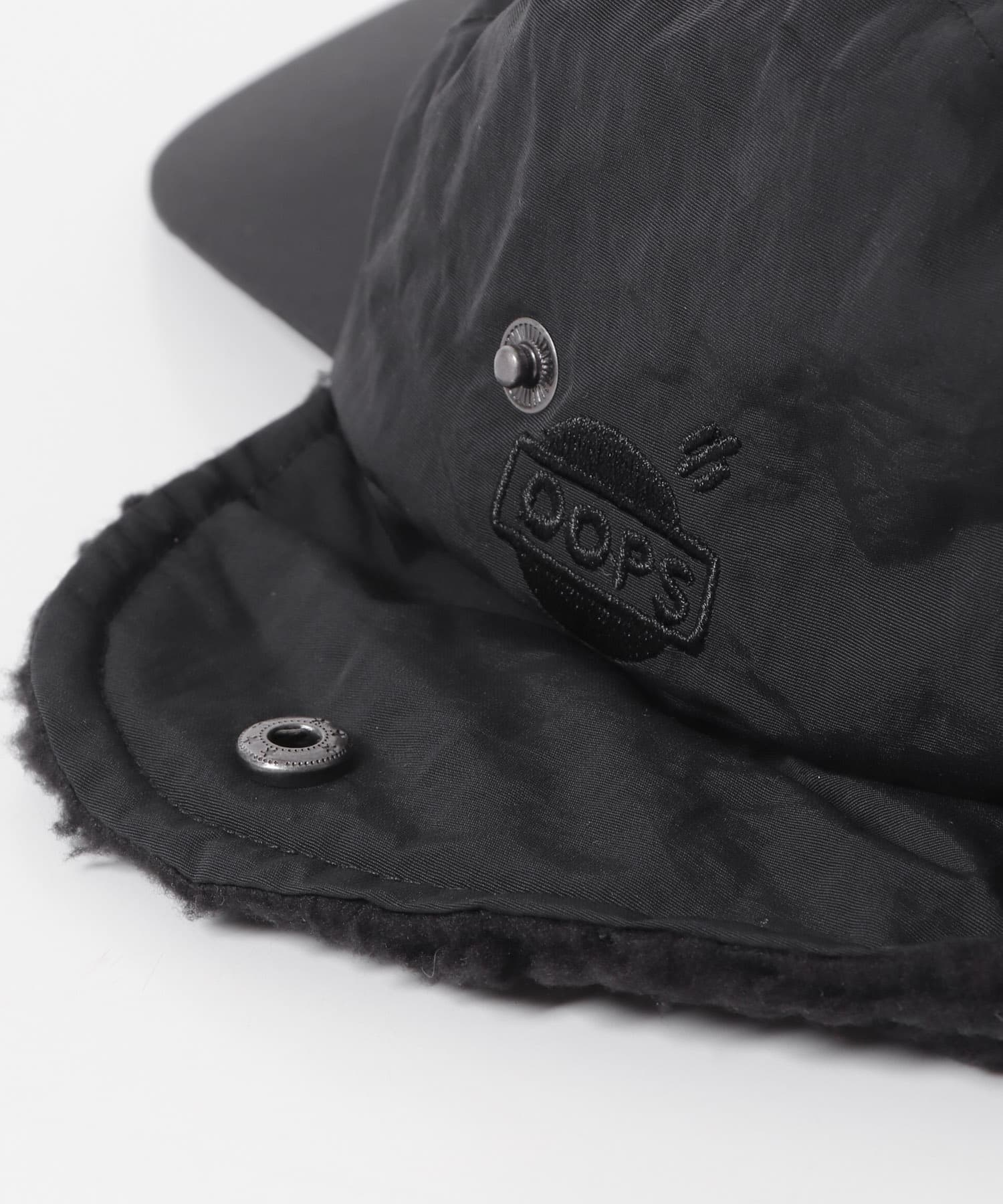 OOPS　イヤーフラップボアキャップ BLACK one