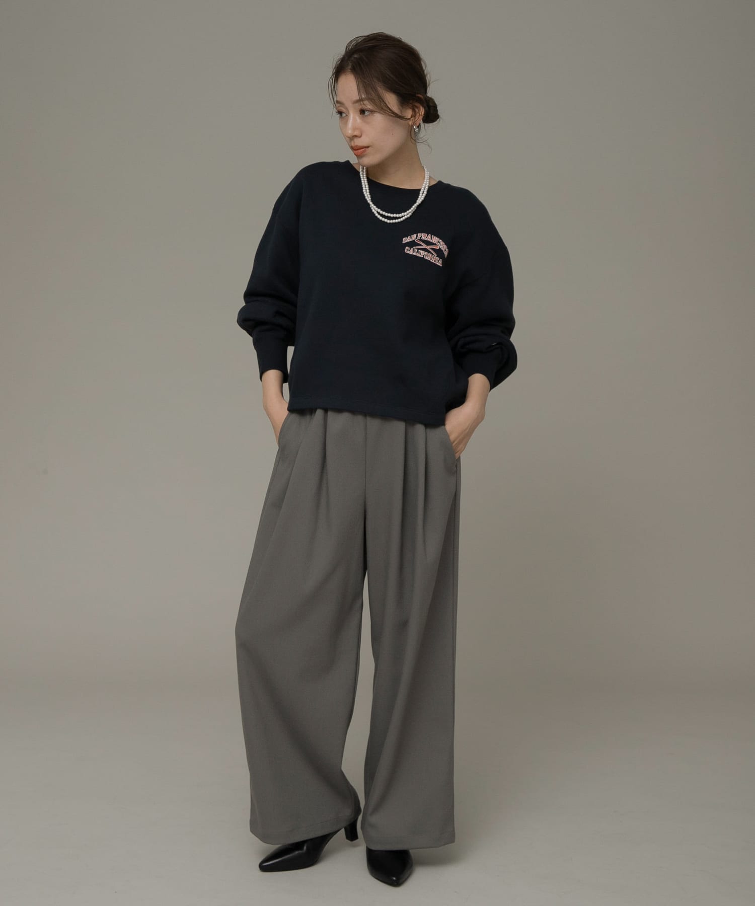 身長：164cm サイズ：38