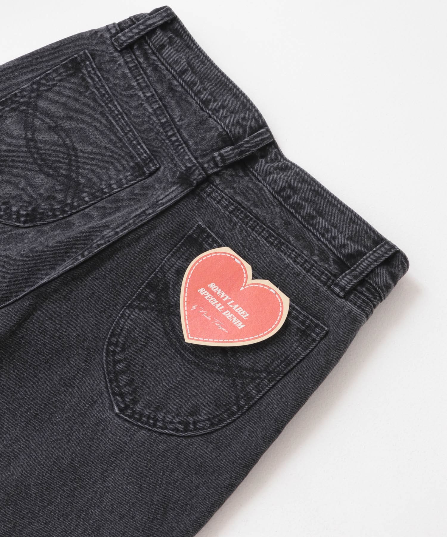 NUMBER (N)INE ストレッチ　ブラック　デニム　パンツ　本人期　ハート NUMBER (N)INE ストレッチ ブラック デニム パンツ 本人期 ハート