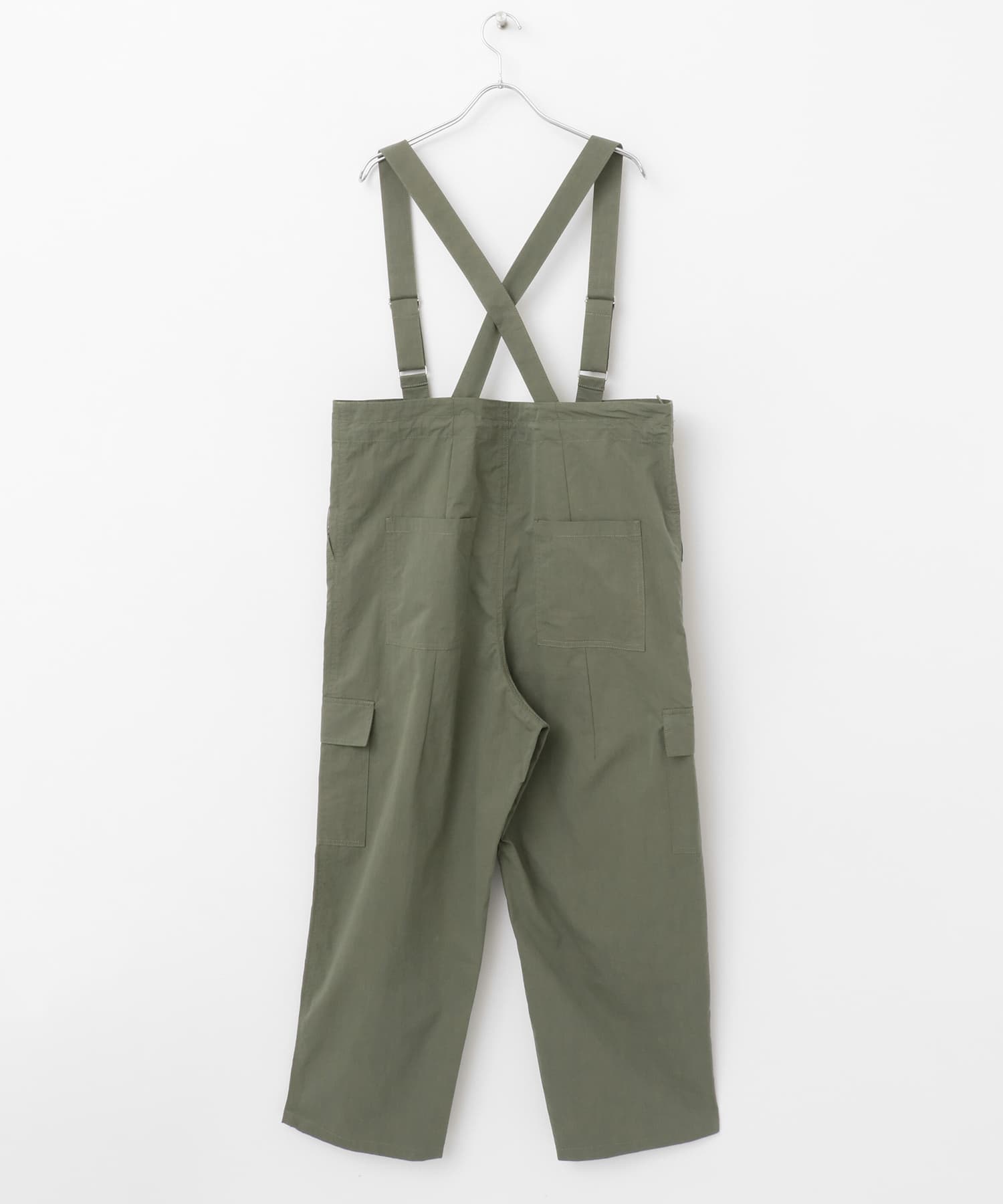 CFT.サスペンダー付きラップサロペット　カーキ CFT.サスペンダー付きラップサロペット カーキ FREAK'S STORE