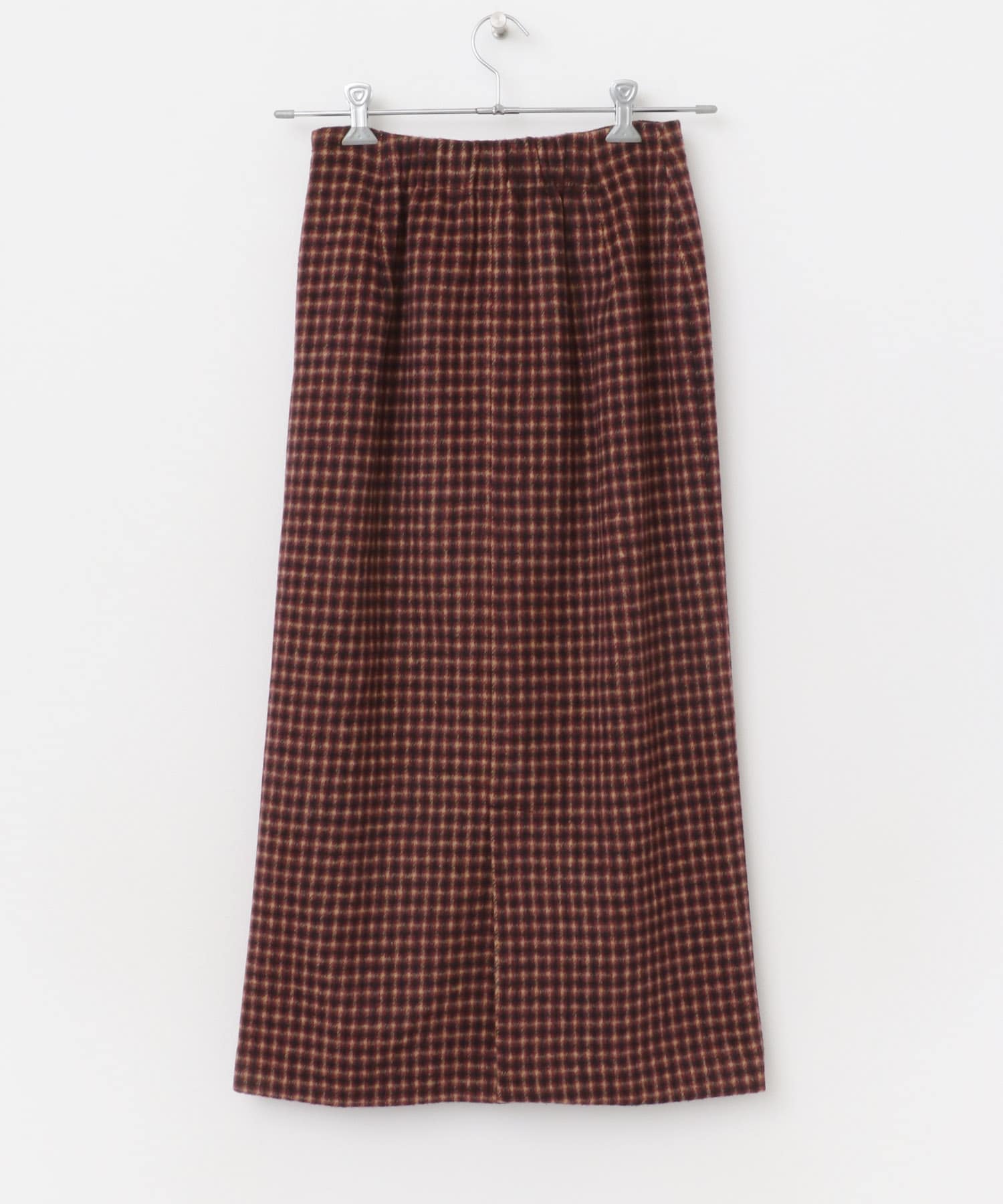 チェックIラインスカート(36 レッド系): スカート｜URBAN
