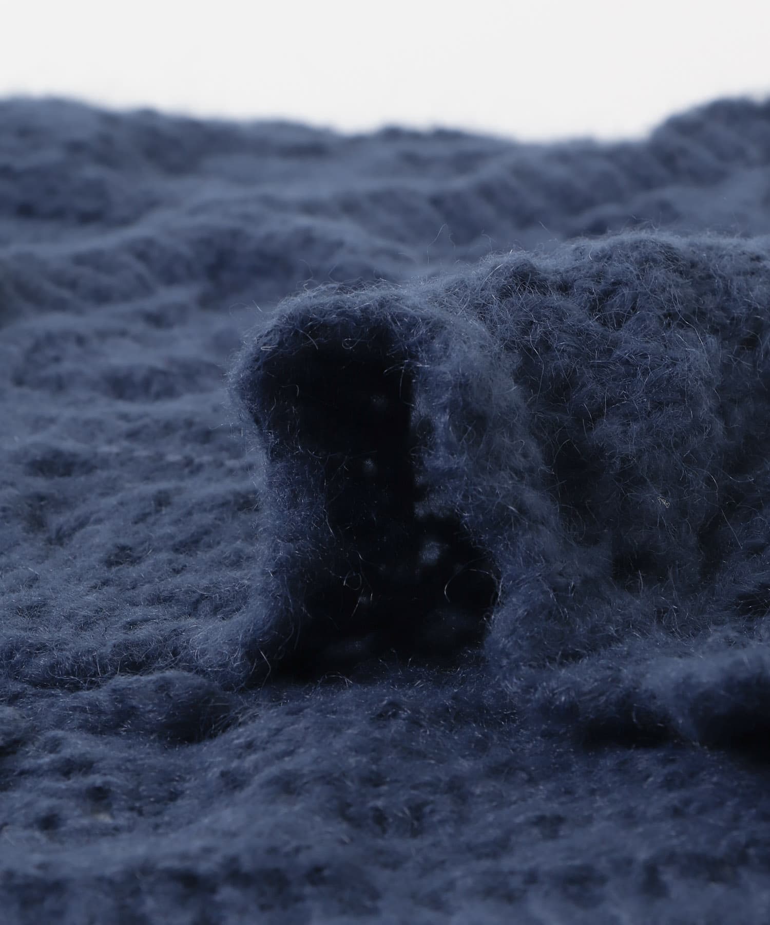 東京事変　ストール　再生案件　ネイビー ダブルリッチシルクウールストールL（ボルドー×ネイビー