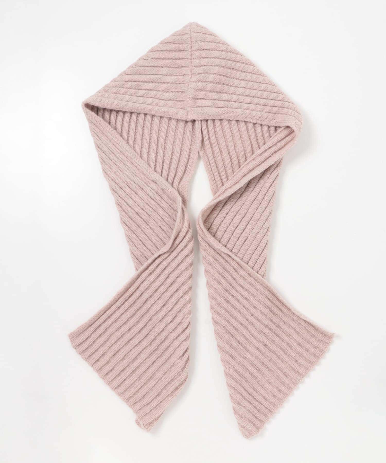 リブフードマフラー