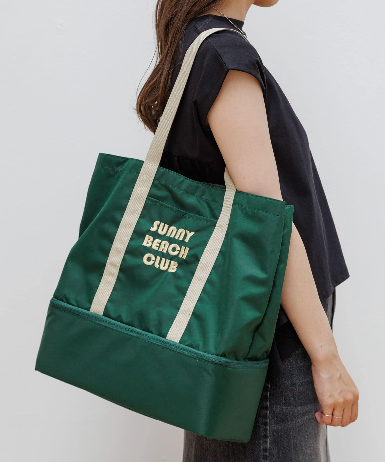 保冷ピクニックバッグ Dグリーン one