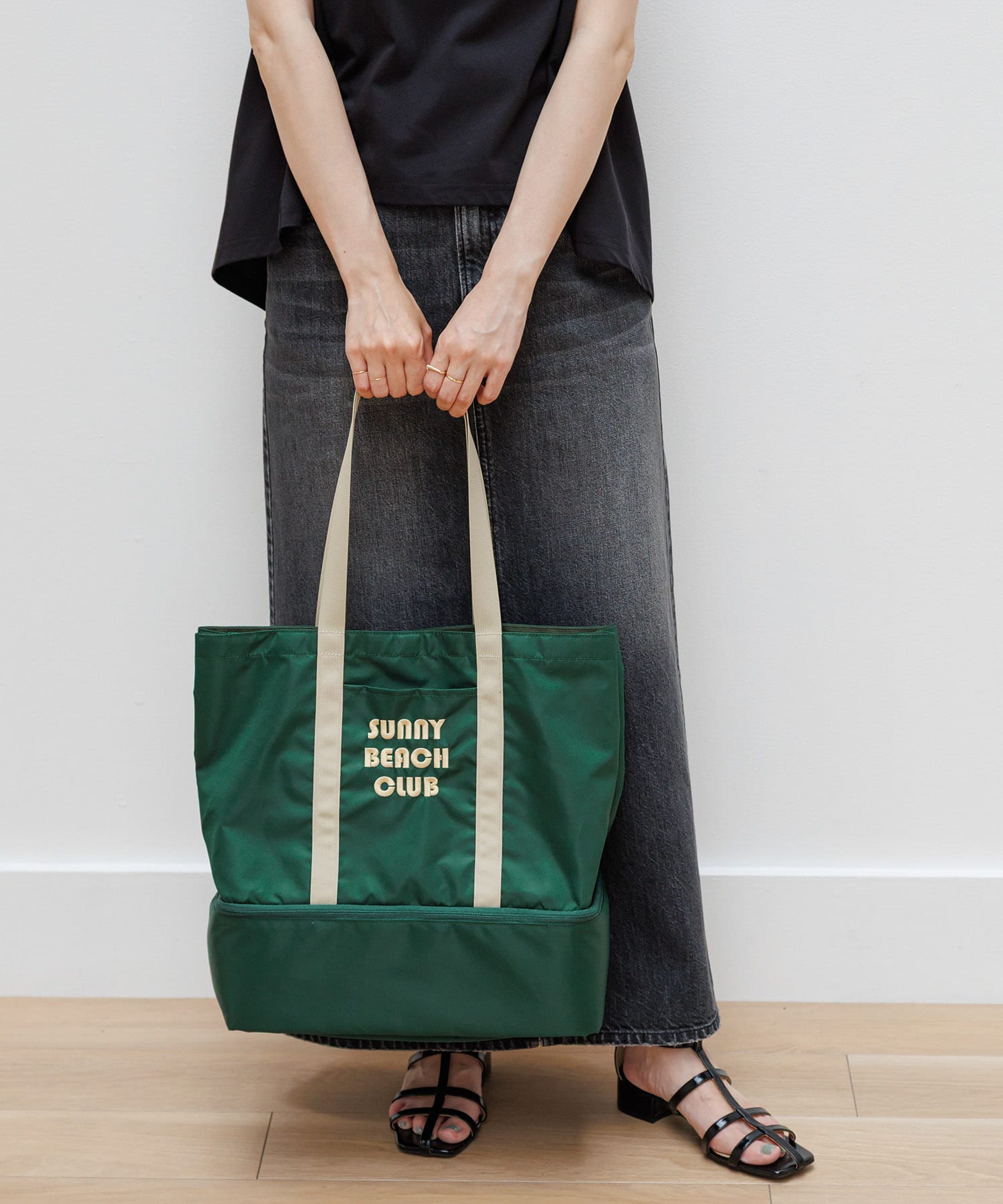 保冷ピクニックバッグ Dグリーン one