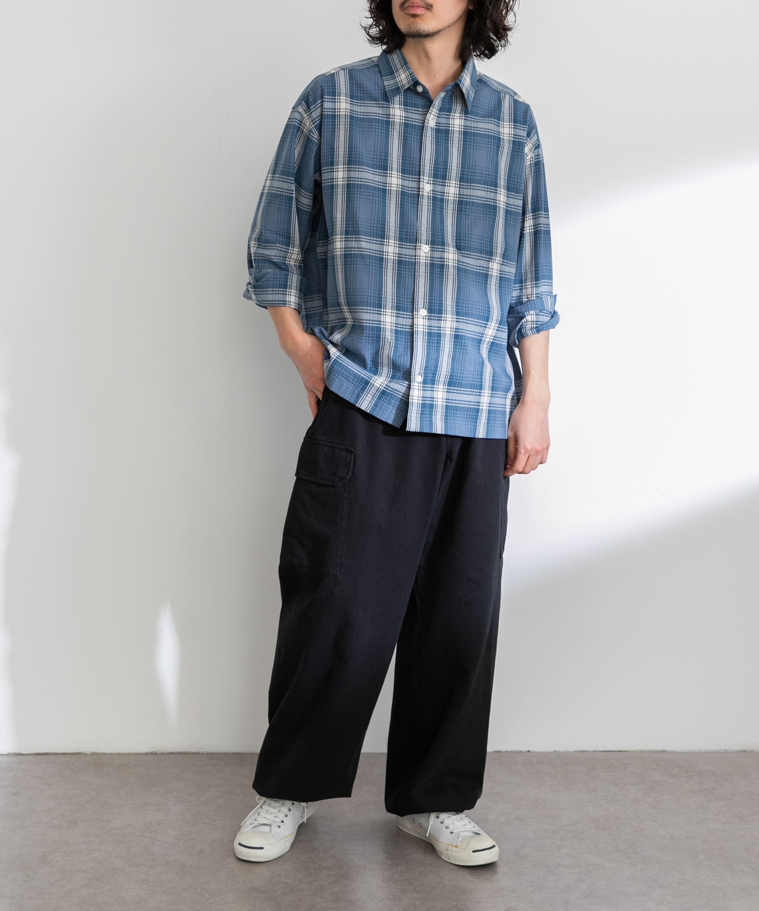 身長：180cm 体重：60kg サイズ：L