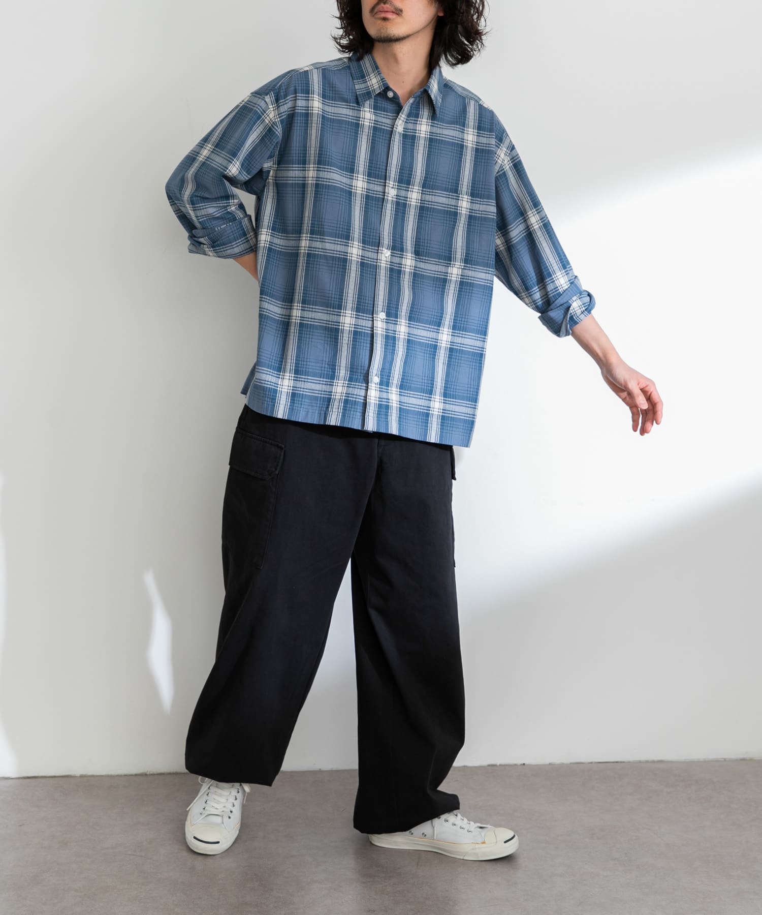 身長：180cm 体重：60kg サイズ：L