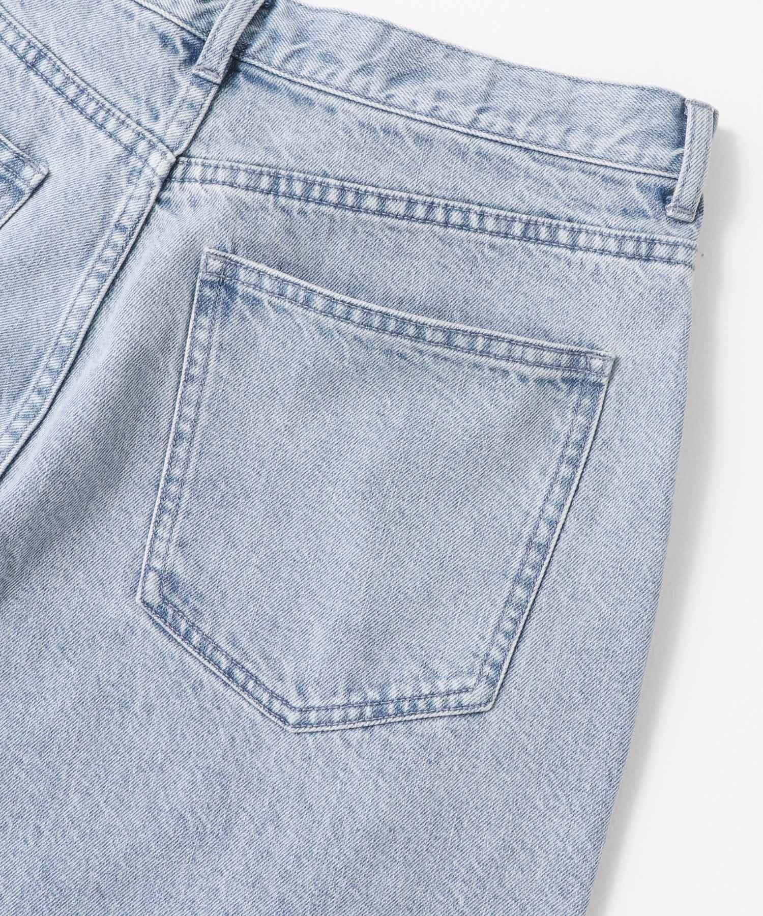 デニムバレルパンツ インディゴ M