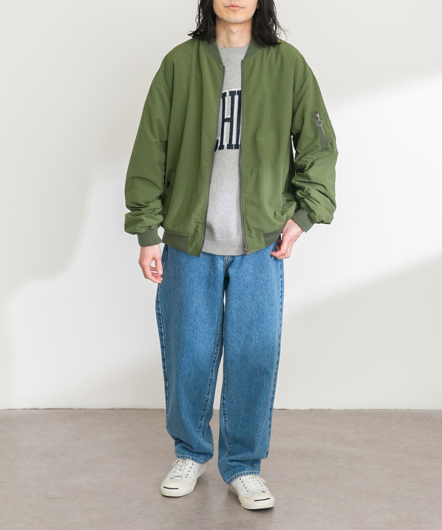身長：173cm サイズ：L
