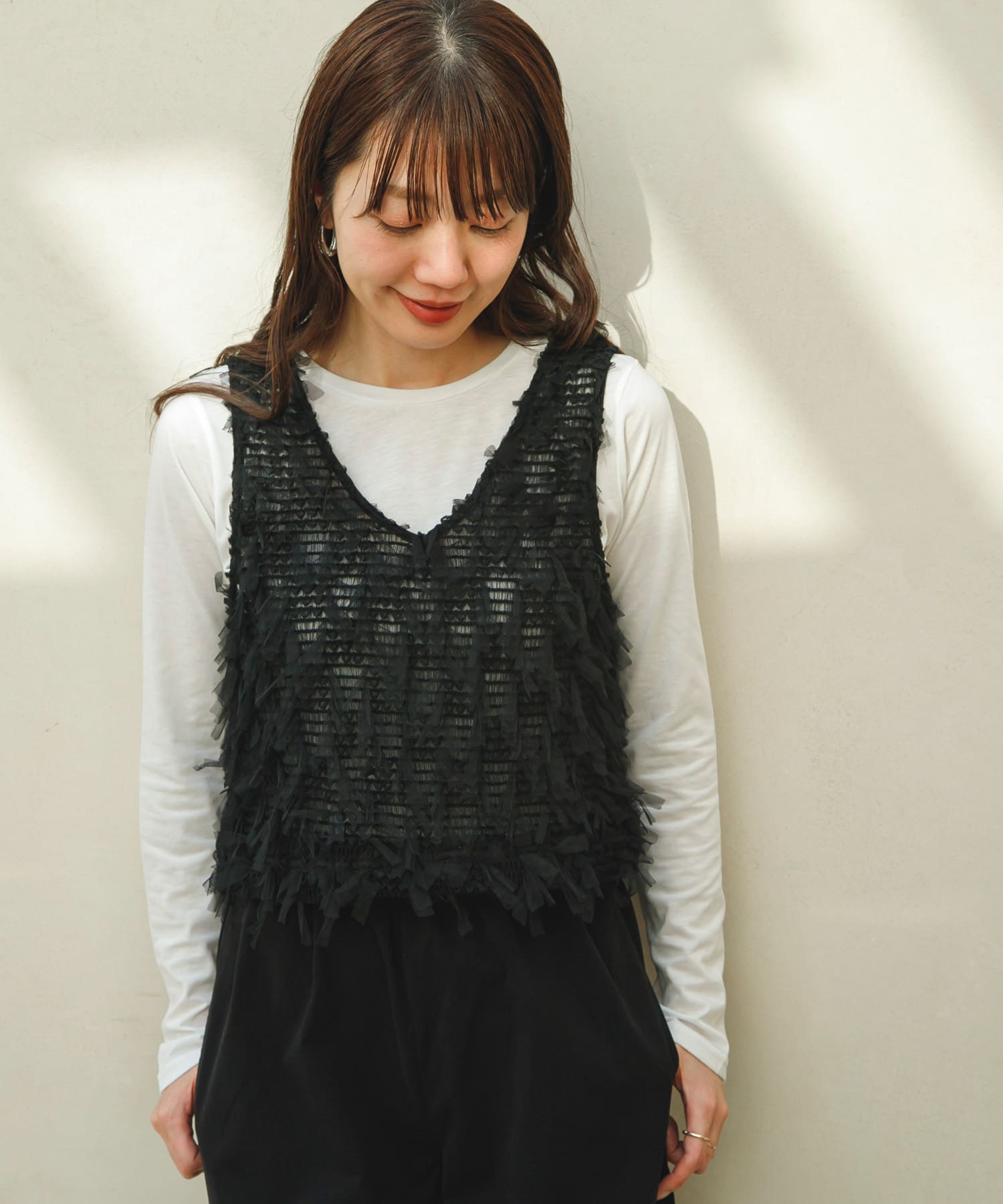 『WEB限定』シアーロンT×チュール2WAYベストセット