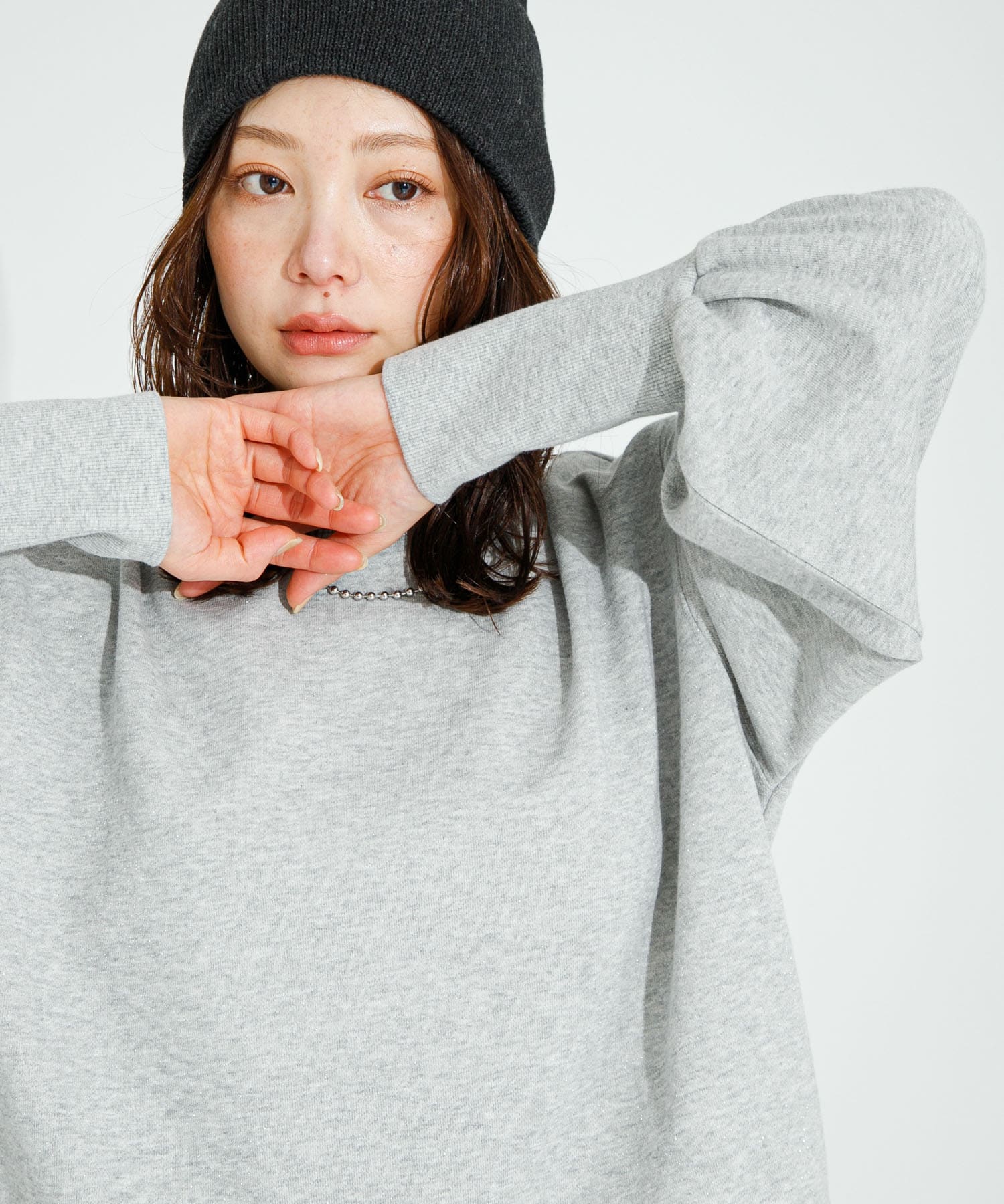 杢グレー