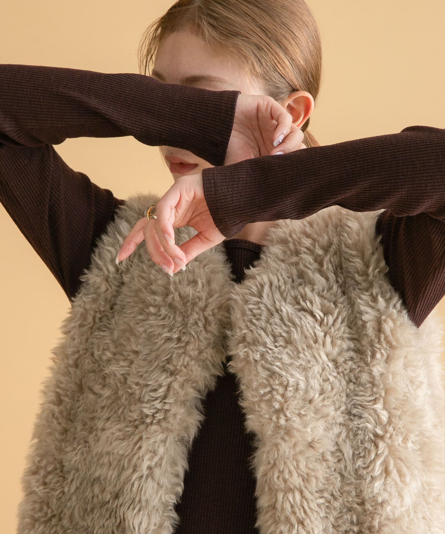 スラブベーシックロングスリーブTシャツ