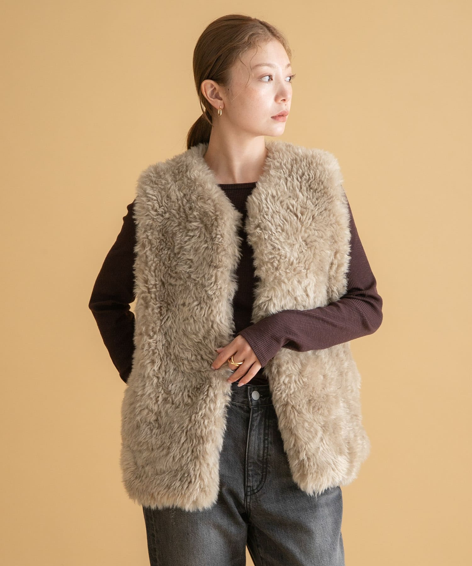 身長：166cm サイズ：FREE