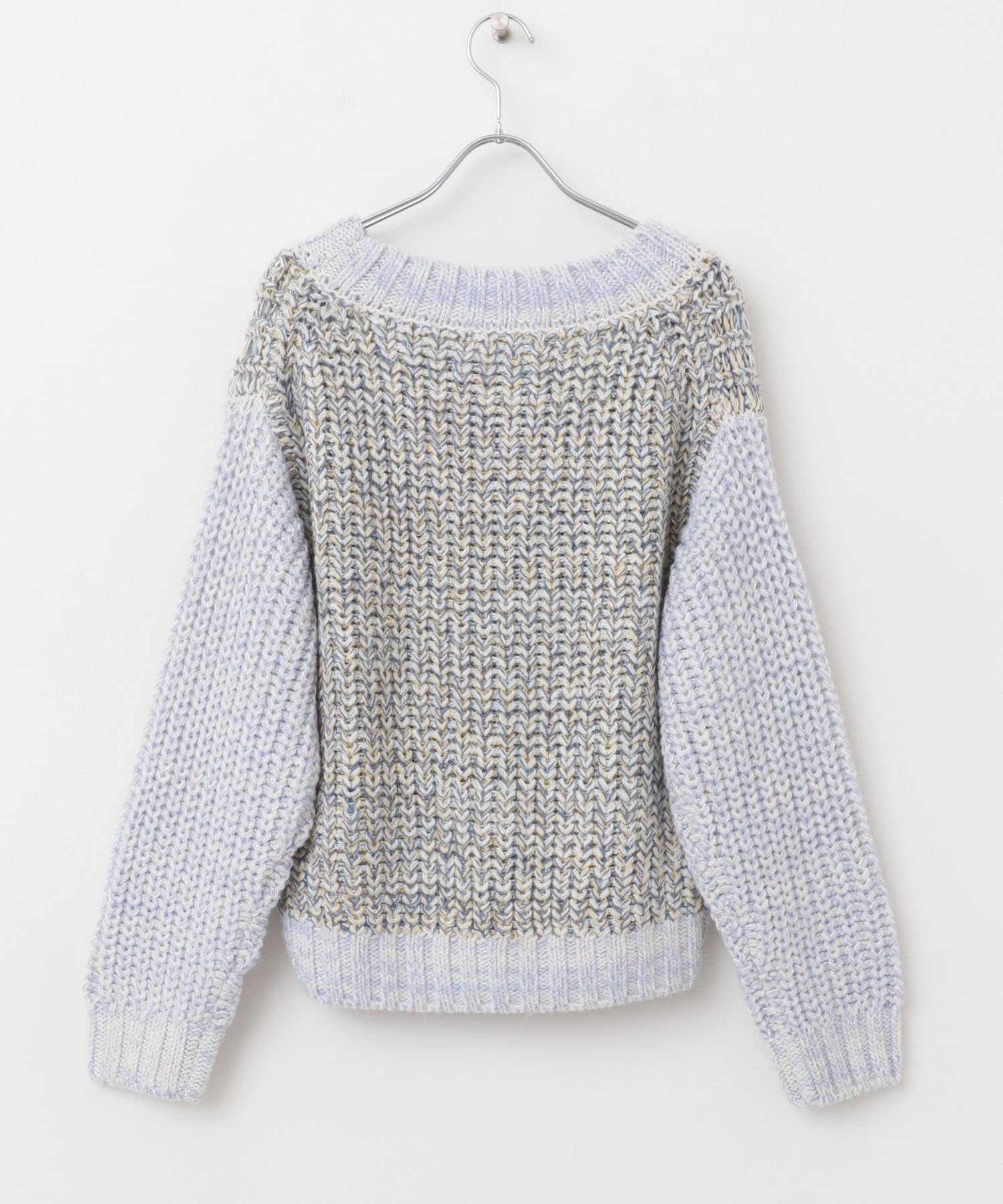 ミックスカラーニットプルオーバー(FREE ピンク系): トップス｜URBAN