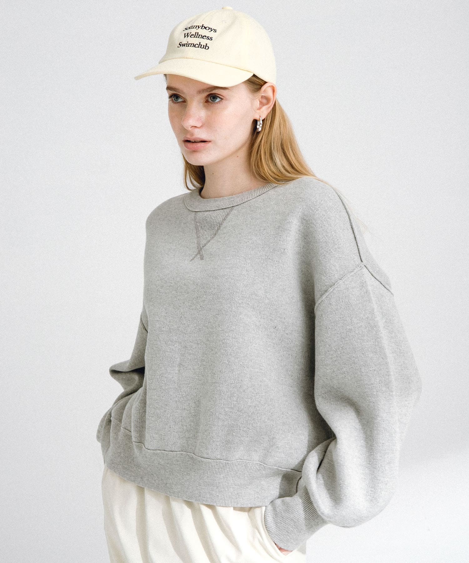 Urban Research Sonny Label FREE グレー セーター スウェットライクニット(FREE 杢グレー): トップス｜URBAN