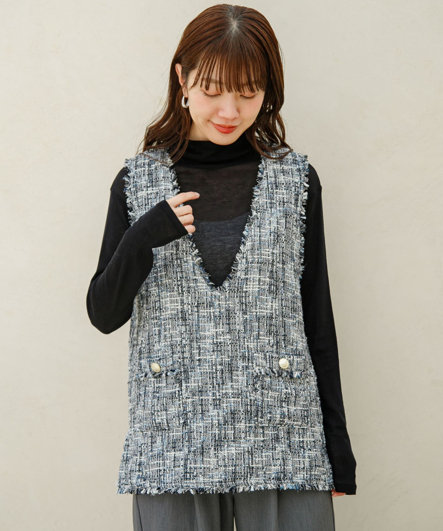 身長：165cm サイズ：FREE