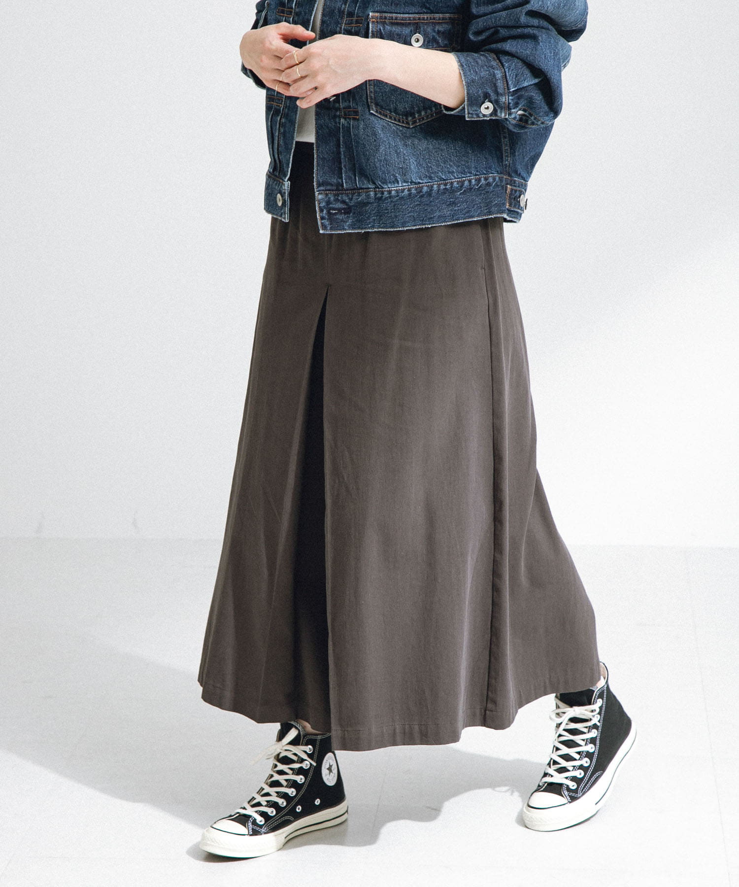スカートライクワイドパンツ
