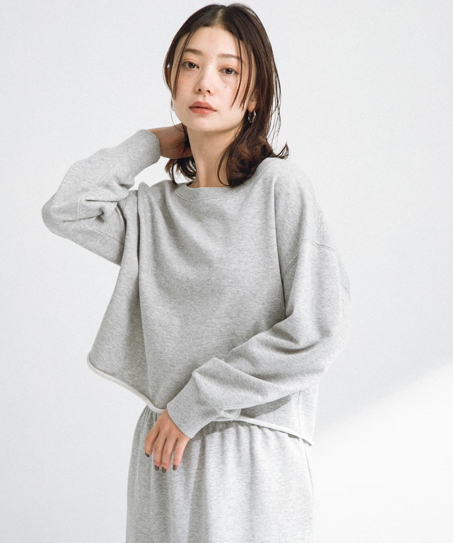 杢グレー