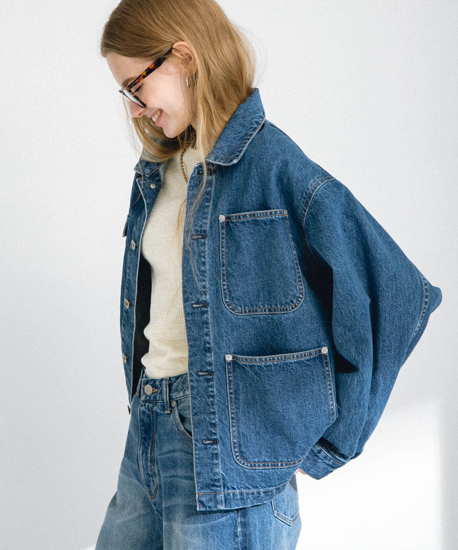 デニムワークジャケット