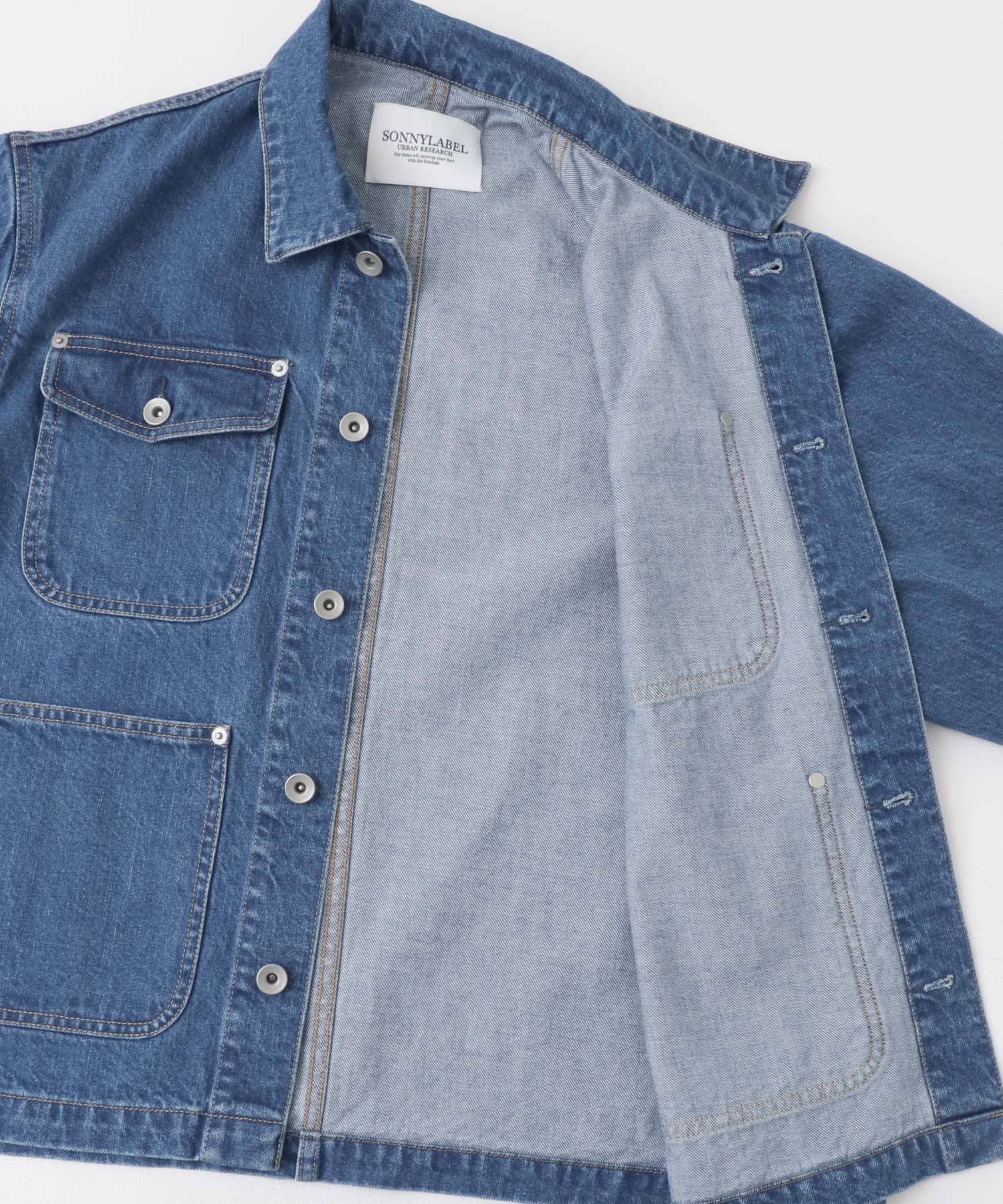 デニムワークジャケット インディゴ FREE