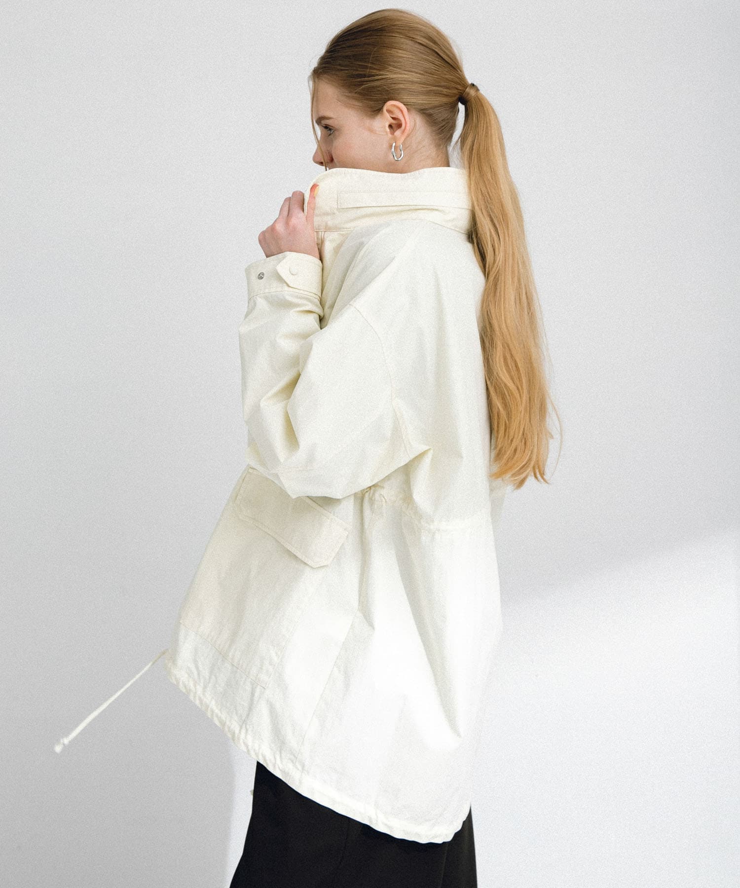 ミリタリーナイロンブルゾン