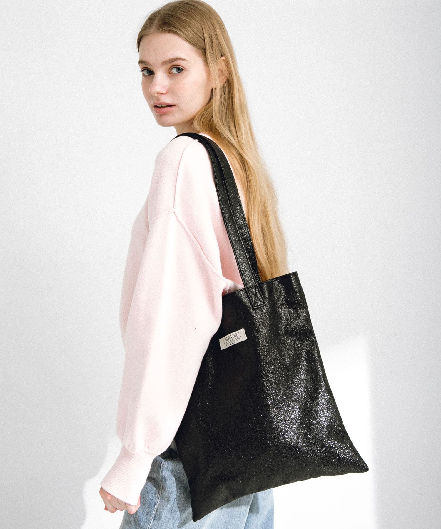 メタリックトートバッグ