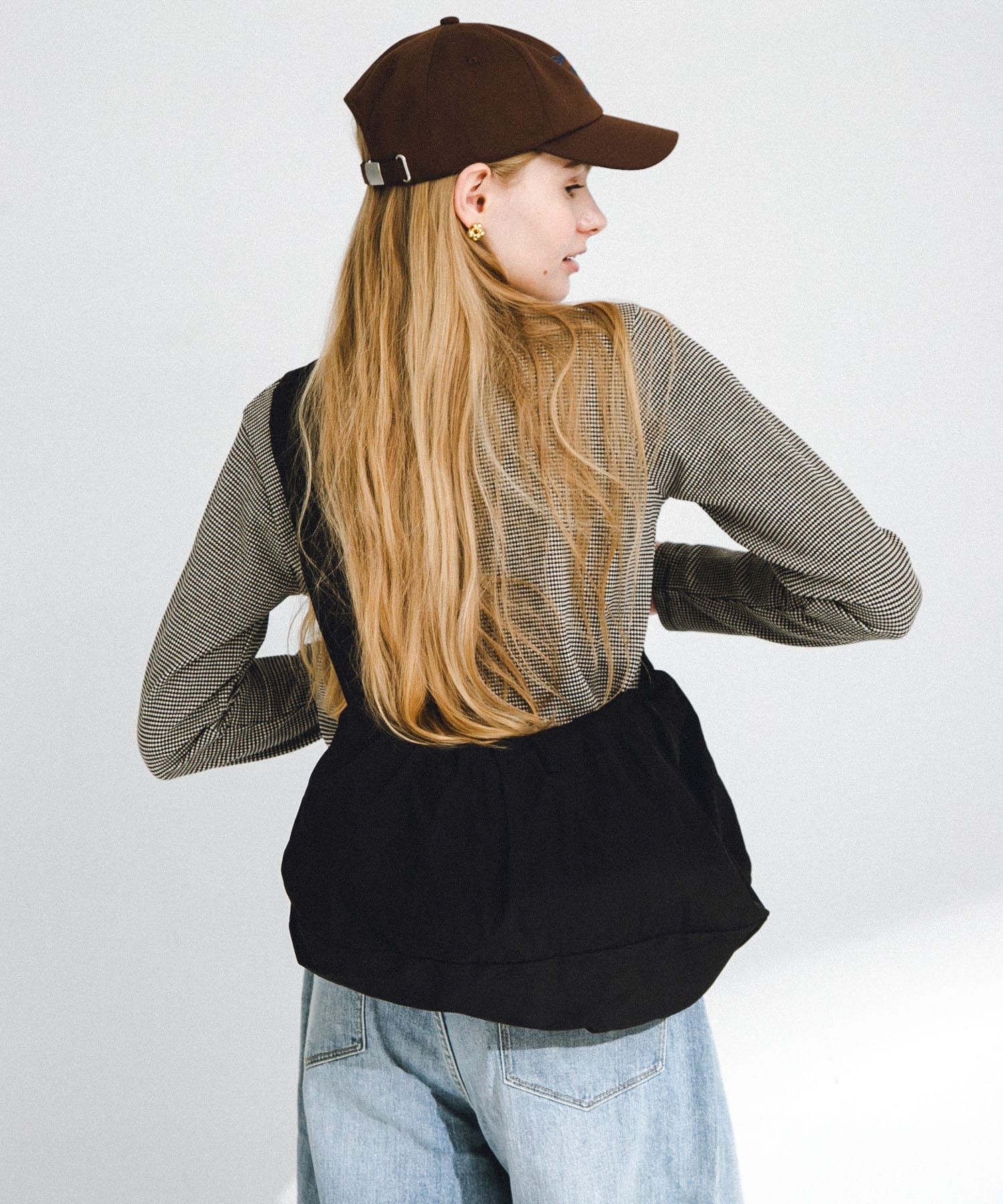 2WAYリボンショルダーバッグ ブラック one