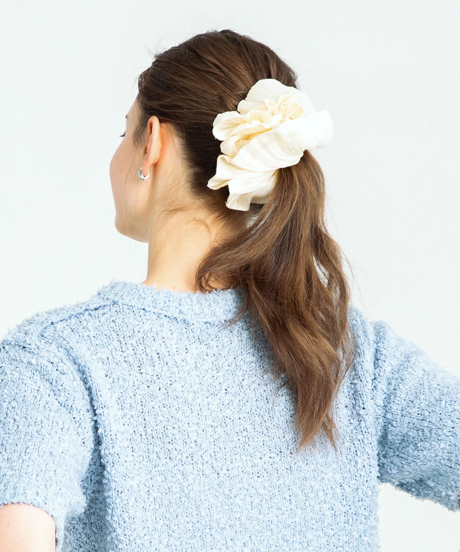 シャイニーサテンフレアシュシュ オフ one