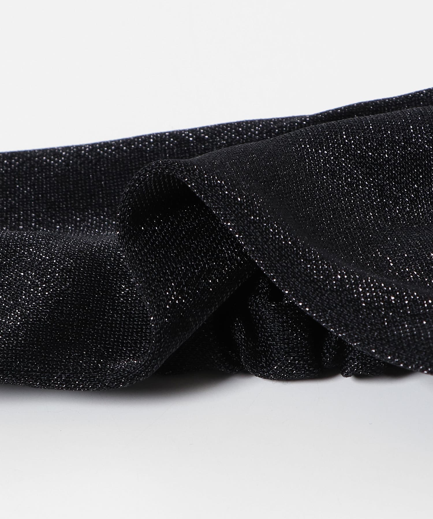 ラメヘアターバン ブラック one