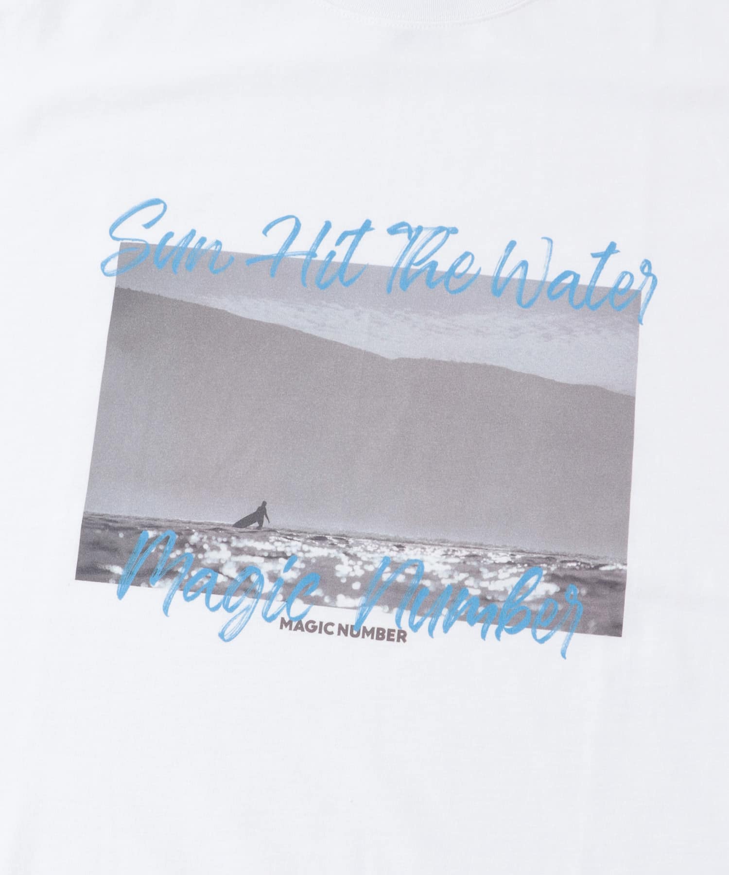 UpDRIFT×MAGIC NUMBER　T-SHIRTS3 Blue S