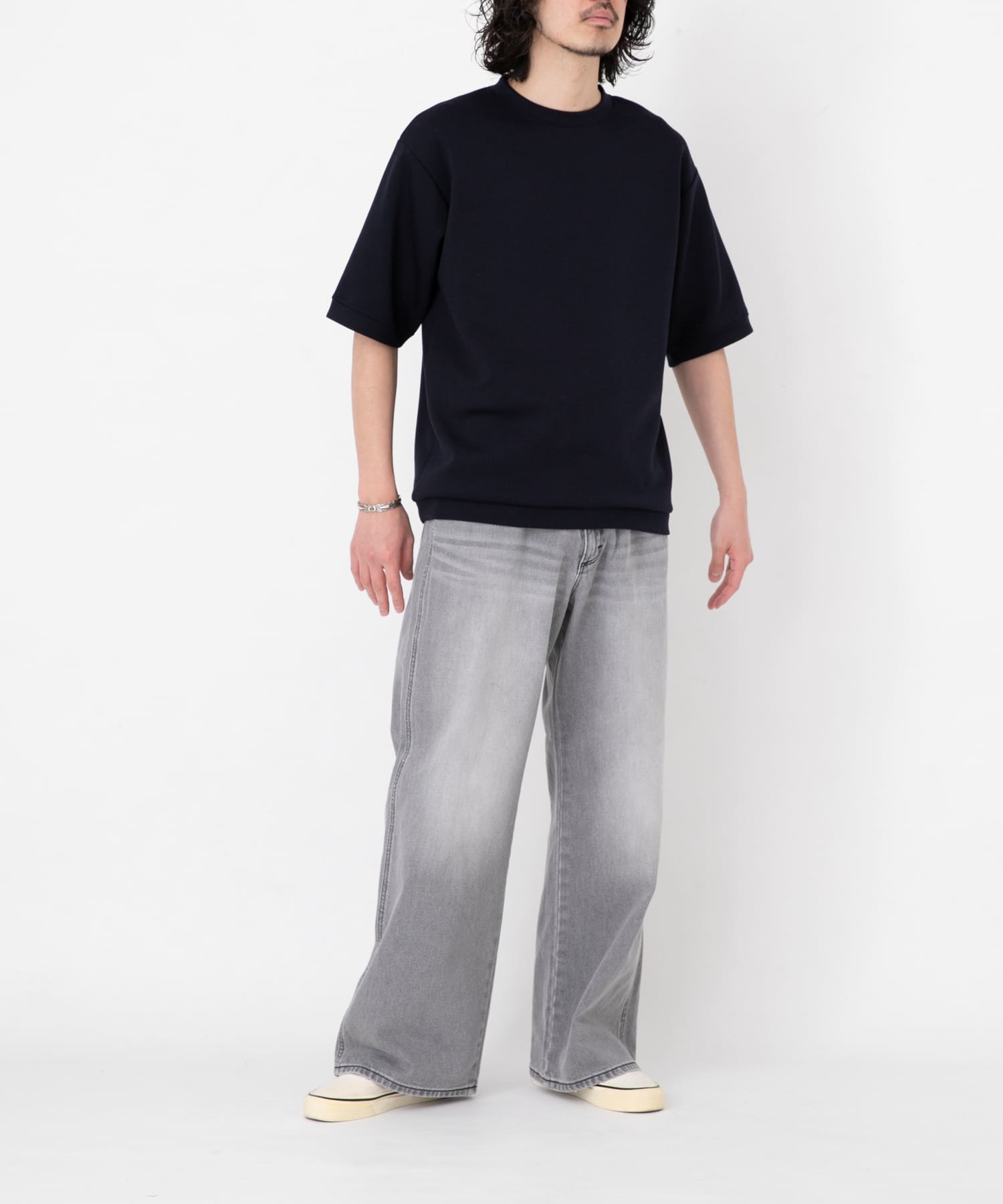 シルキーダンボールニットTシャツ(M ホワイト): トップス｜URBAN