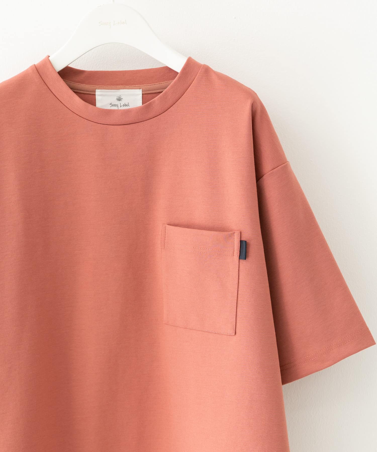 ポンチポケット付ショートスリーブTシャツ オレンジ M