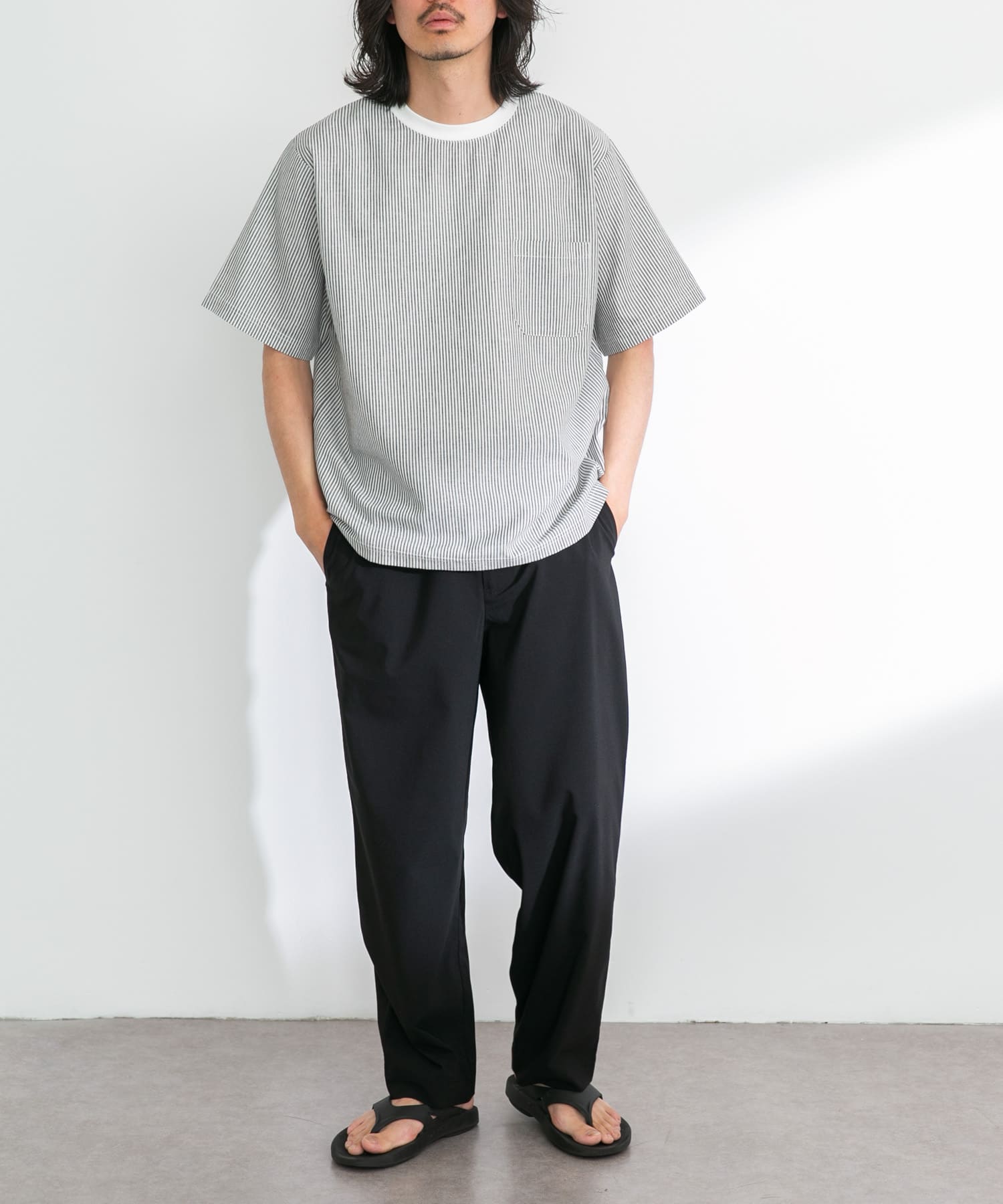 身長：180cm 体重：60kg サイズ：L