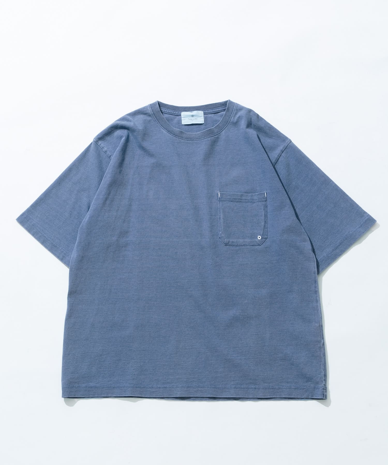 インディゴショートスリーブTシャツ