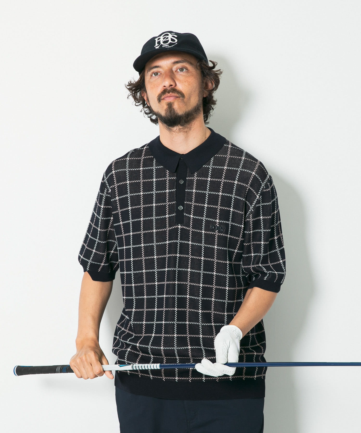 lwood チェック柄ポロシャツ joker ポロシャツ メンズ 半袖 チェック柄 半袖ポロシャツ 立ち