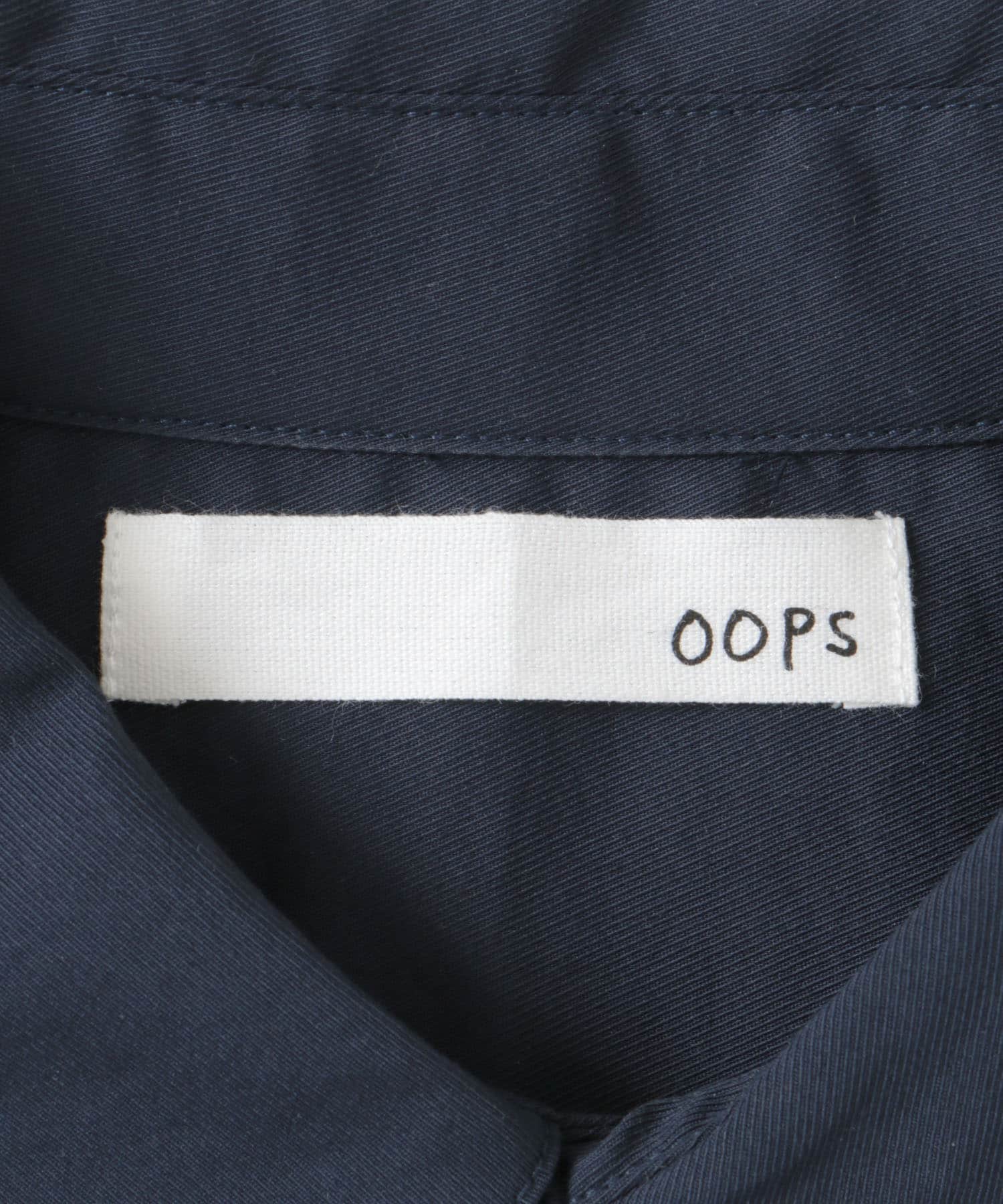 OOPSノビイルダブルポケットシャツ NAVY M