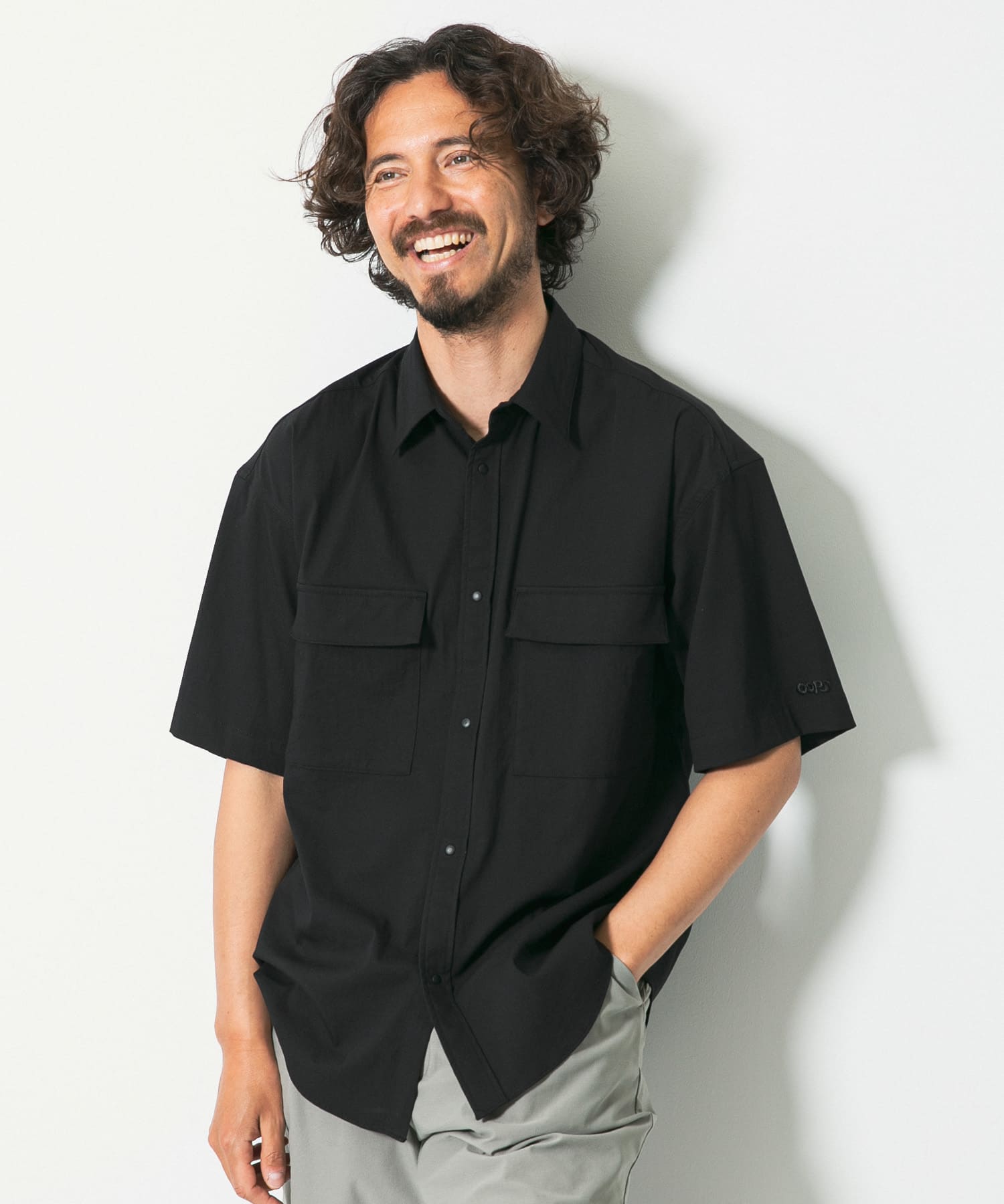 OOPS ノビイルダブルポケットシャツ(XL NAVY): トップス｜URBAN