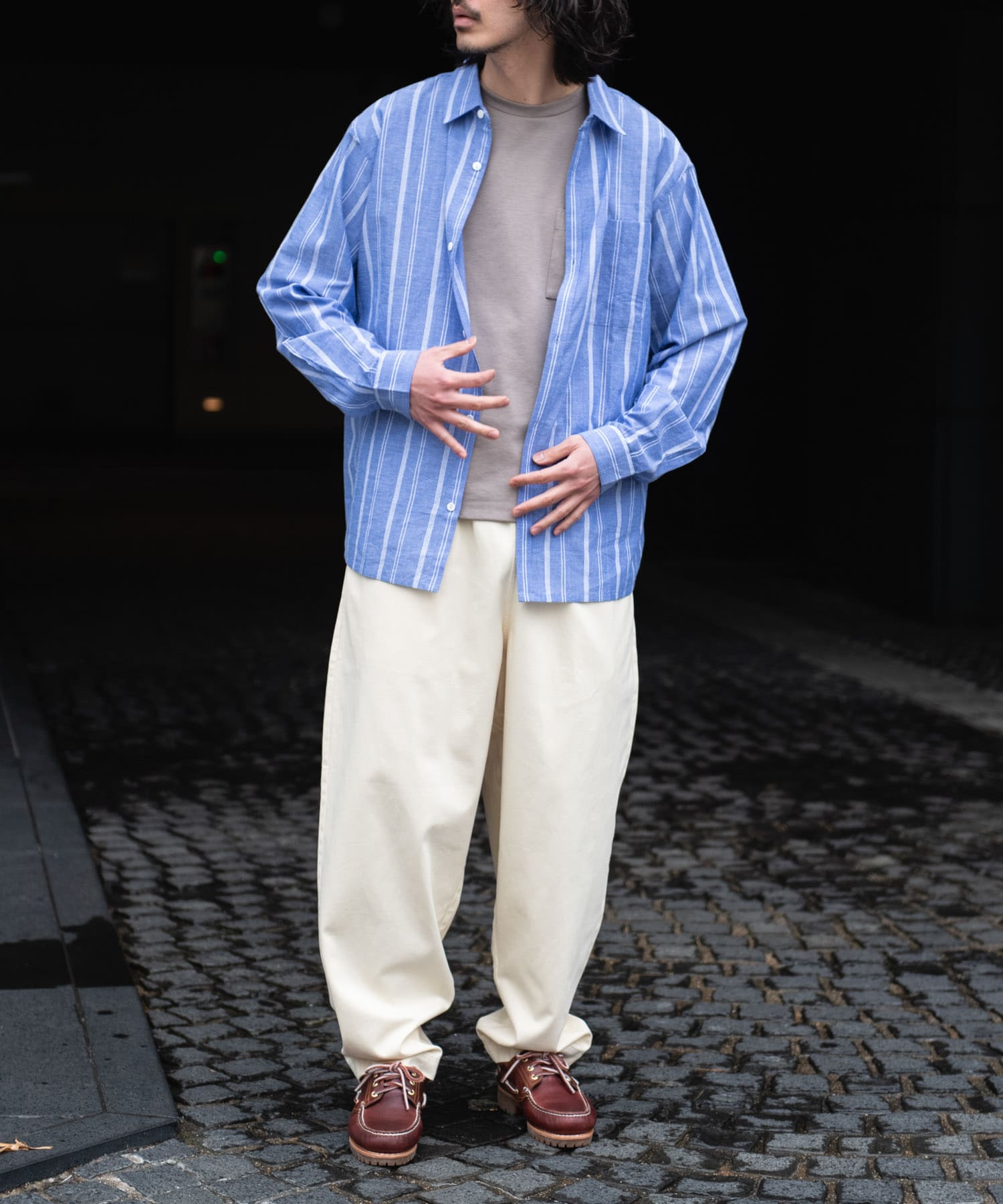 身長：180cm 体重：60kg サイズ：L