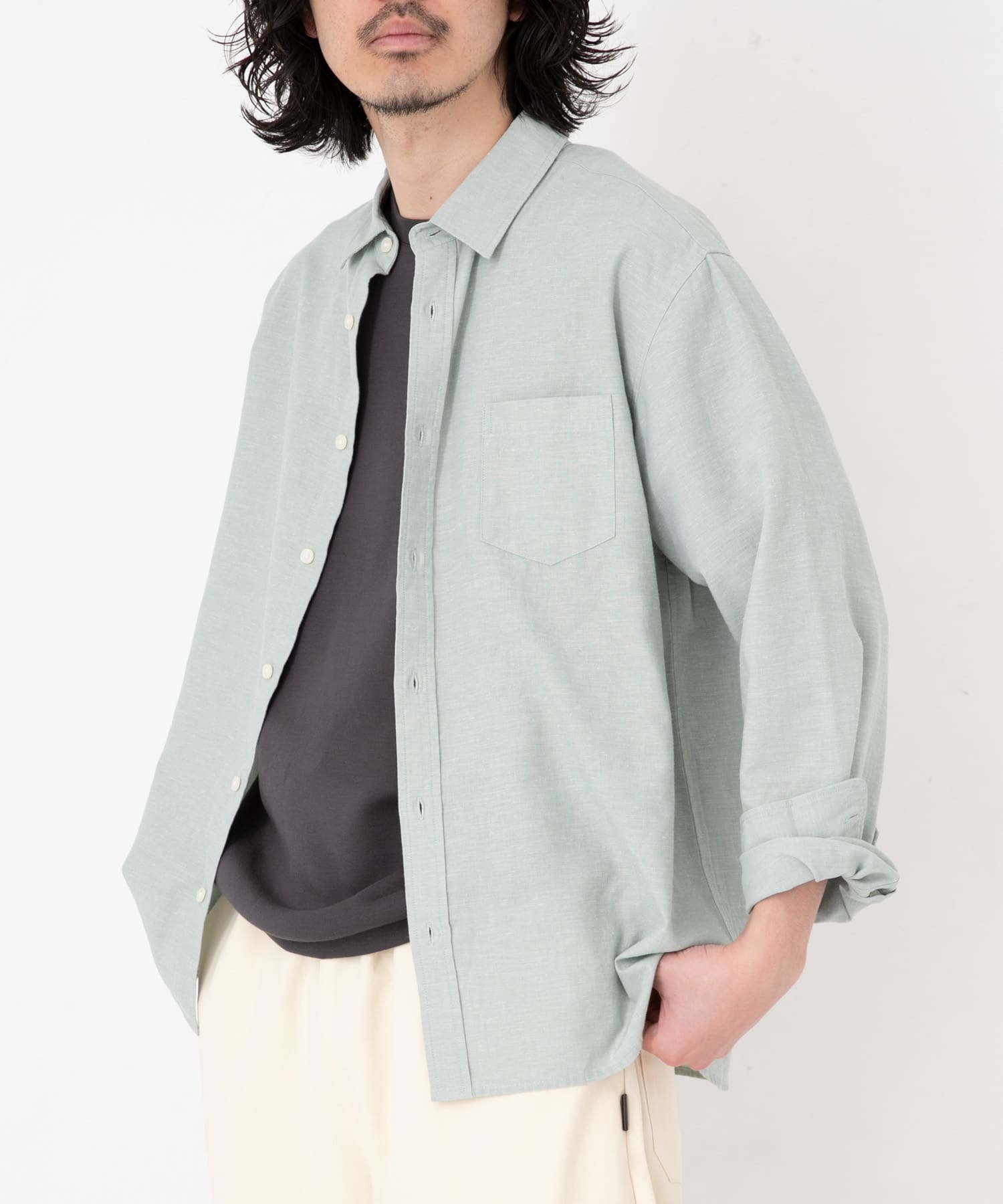 身長：180cm 体重：60kg サイズ：L