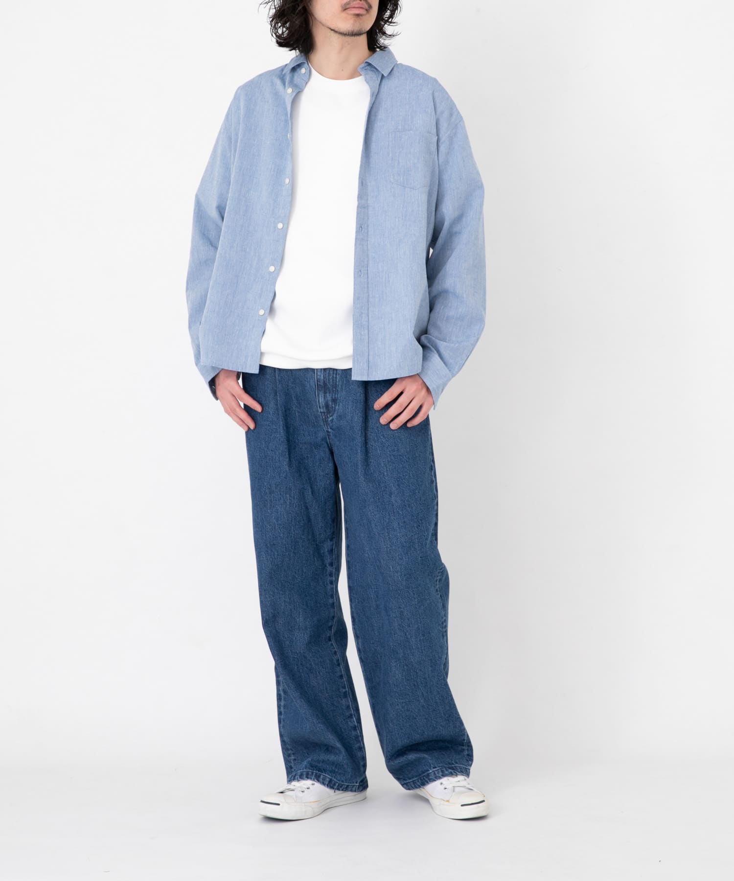 身長：180cm 体重：60kg サイズ：L