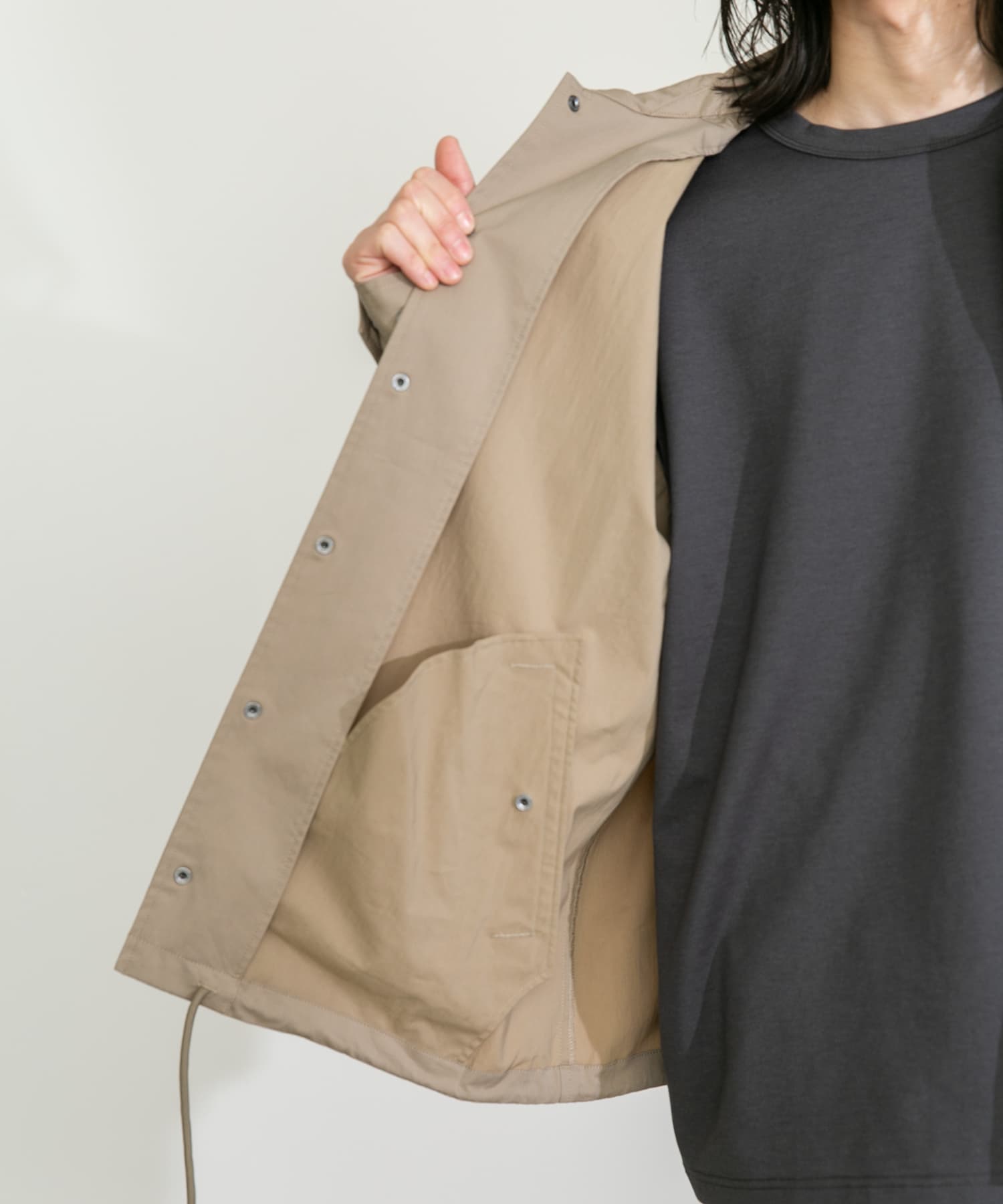 身長：173cm サイズ：L