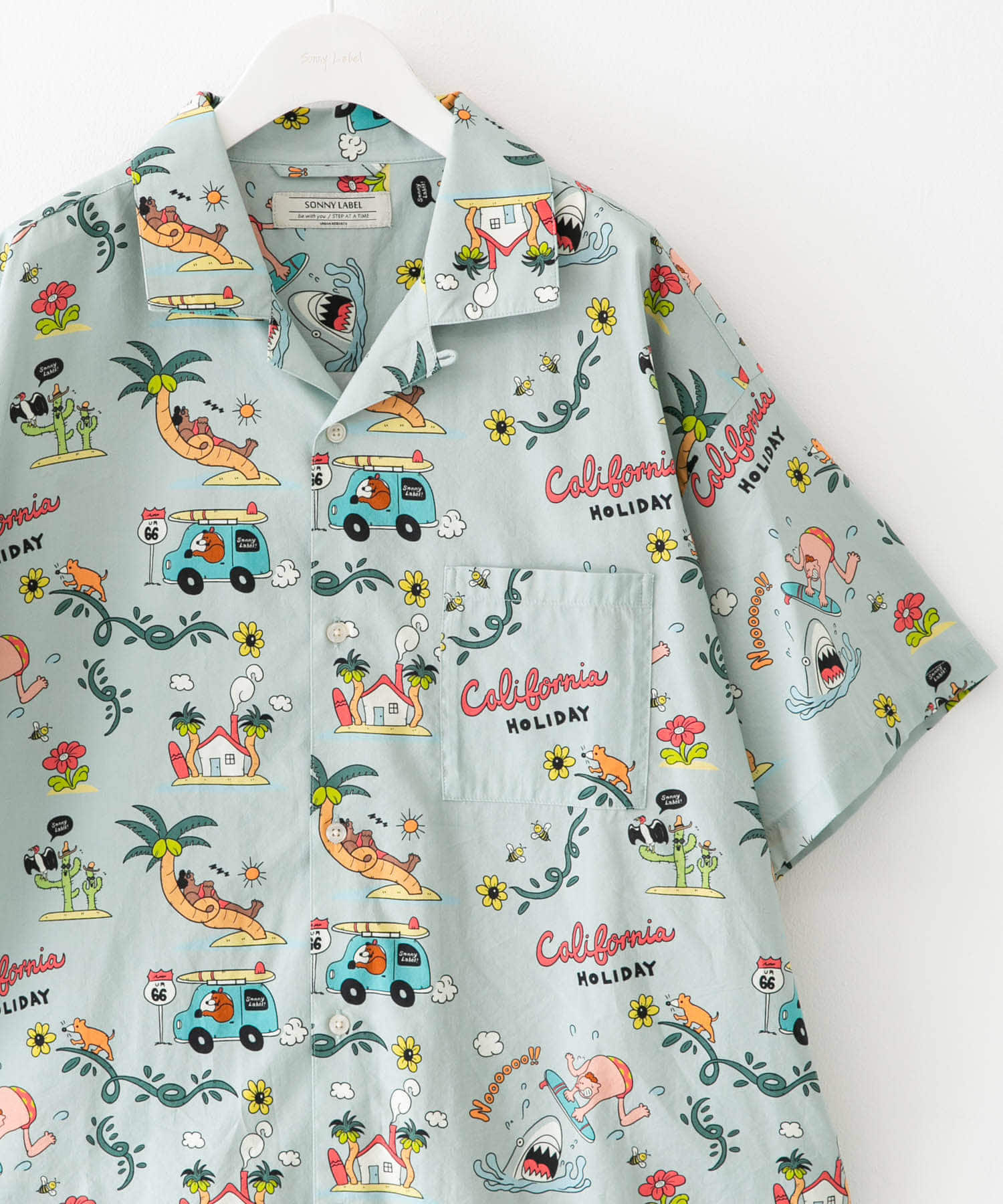 アロハシャツ by Monkey Studio グリーン M