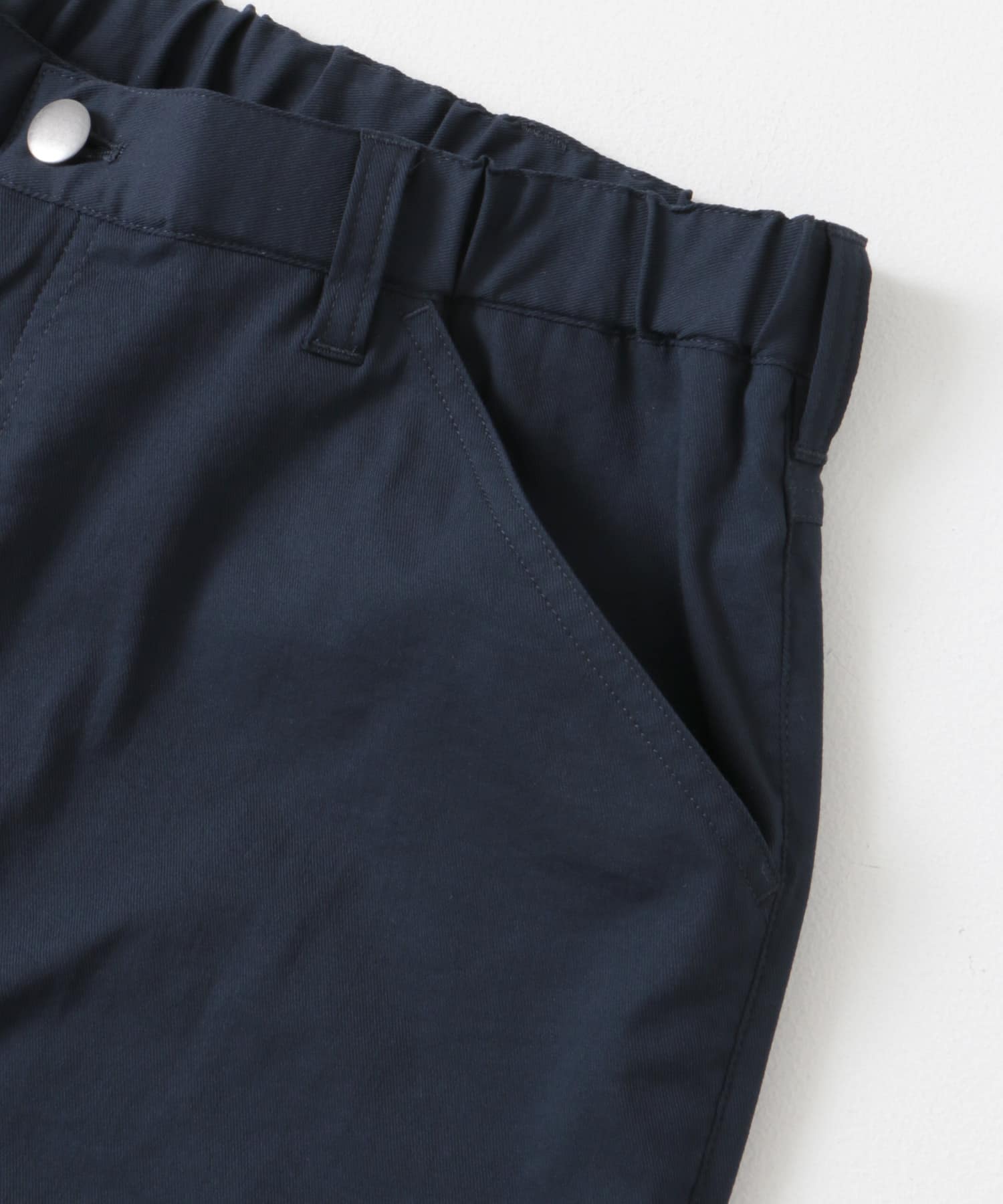 OOPS　プリプリストレッチパンツ NAVY M