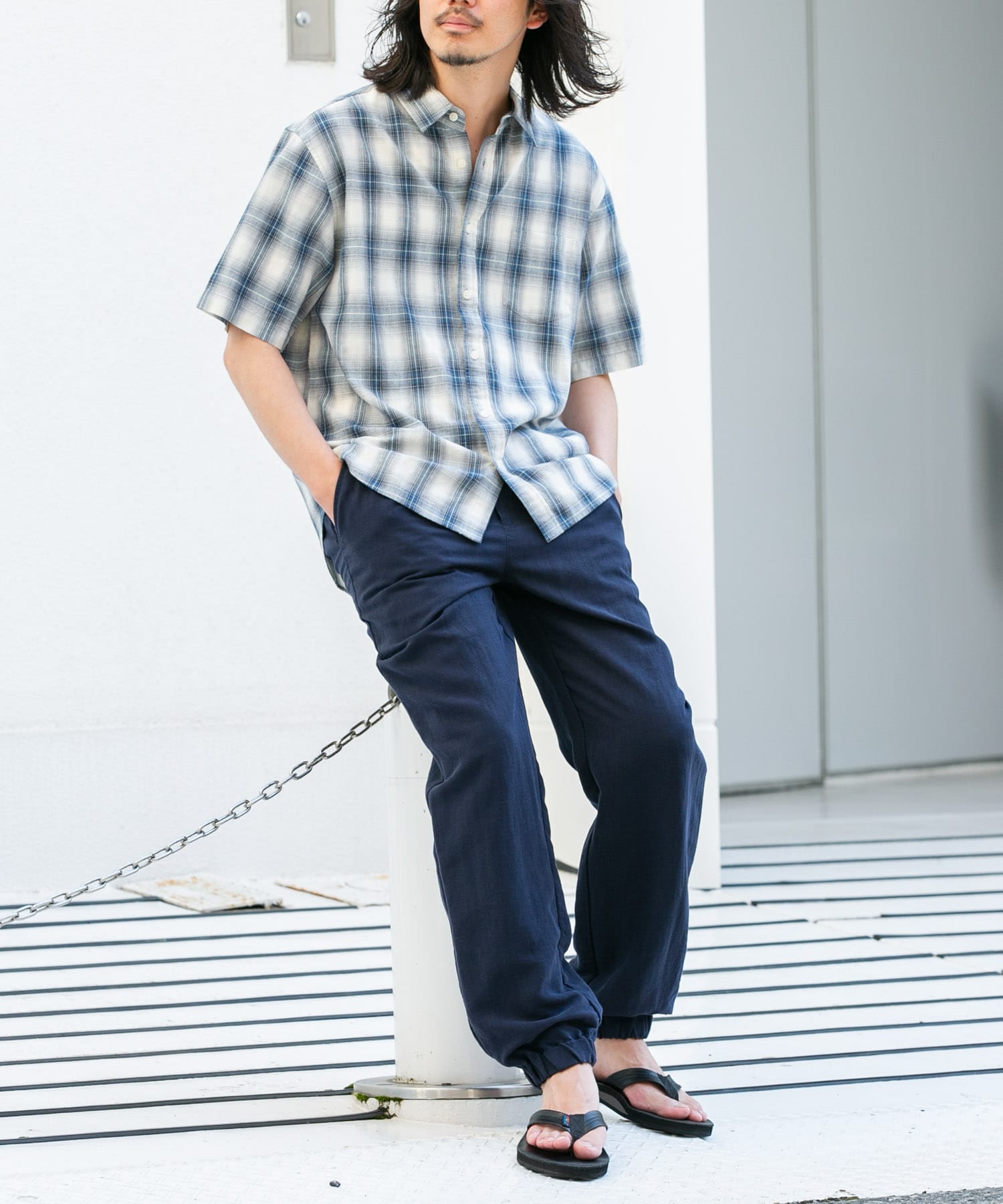 身長：180cm 体重：60kg サイズ：L
